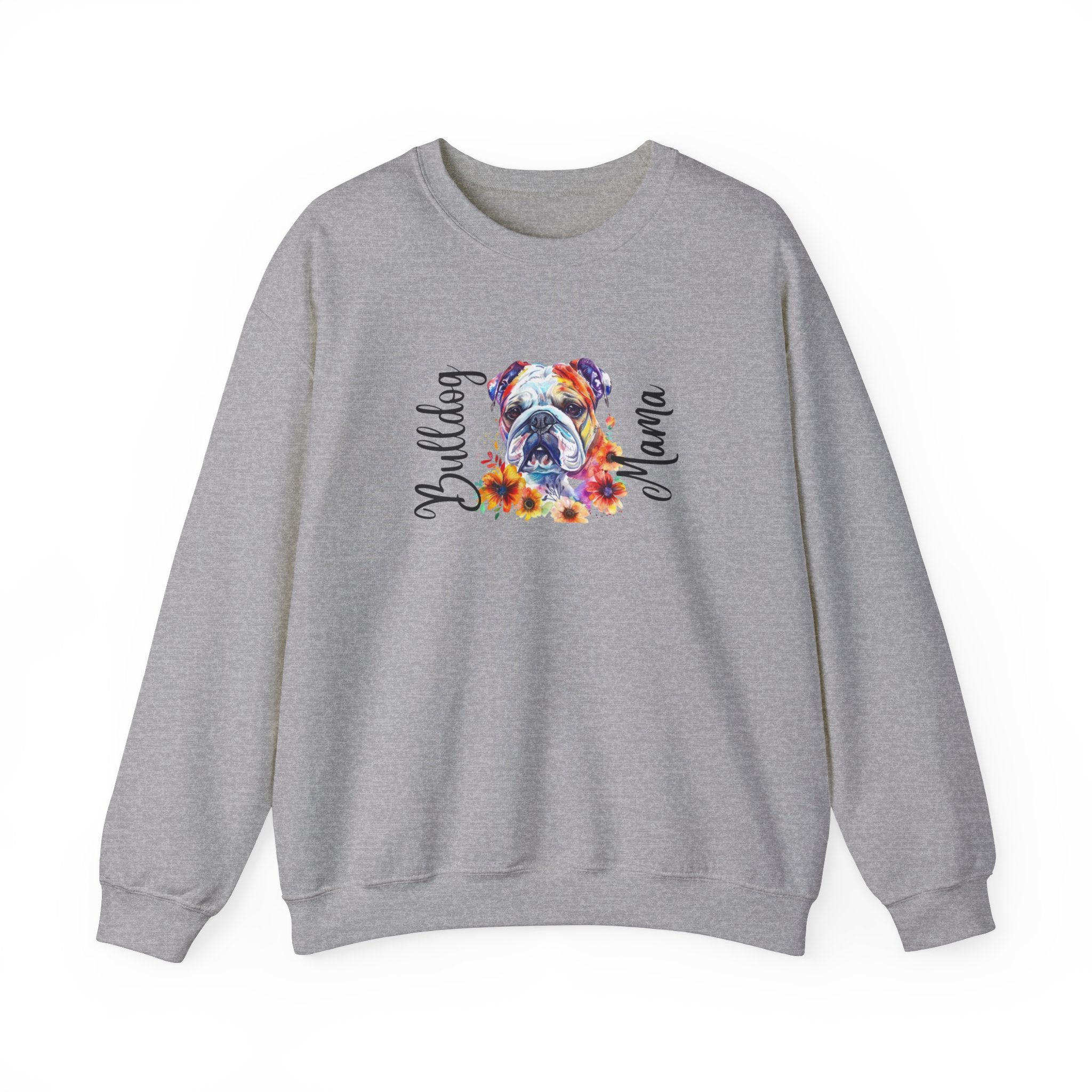 Bulldog Mama crew neck sweatshirt (English)