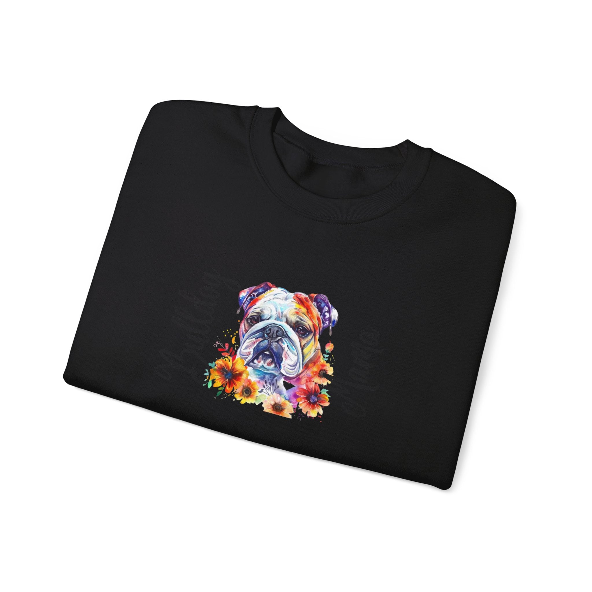 Bulldog Mama crew neck sweatshirt (English)