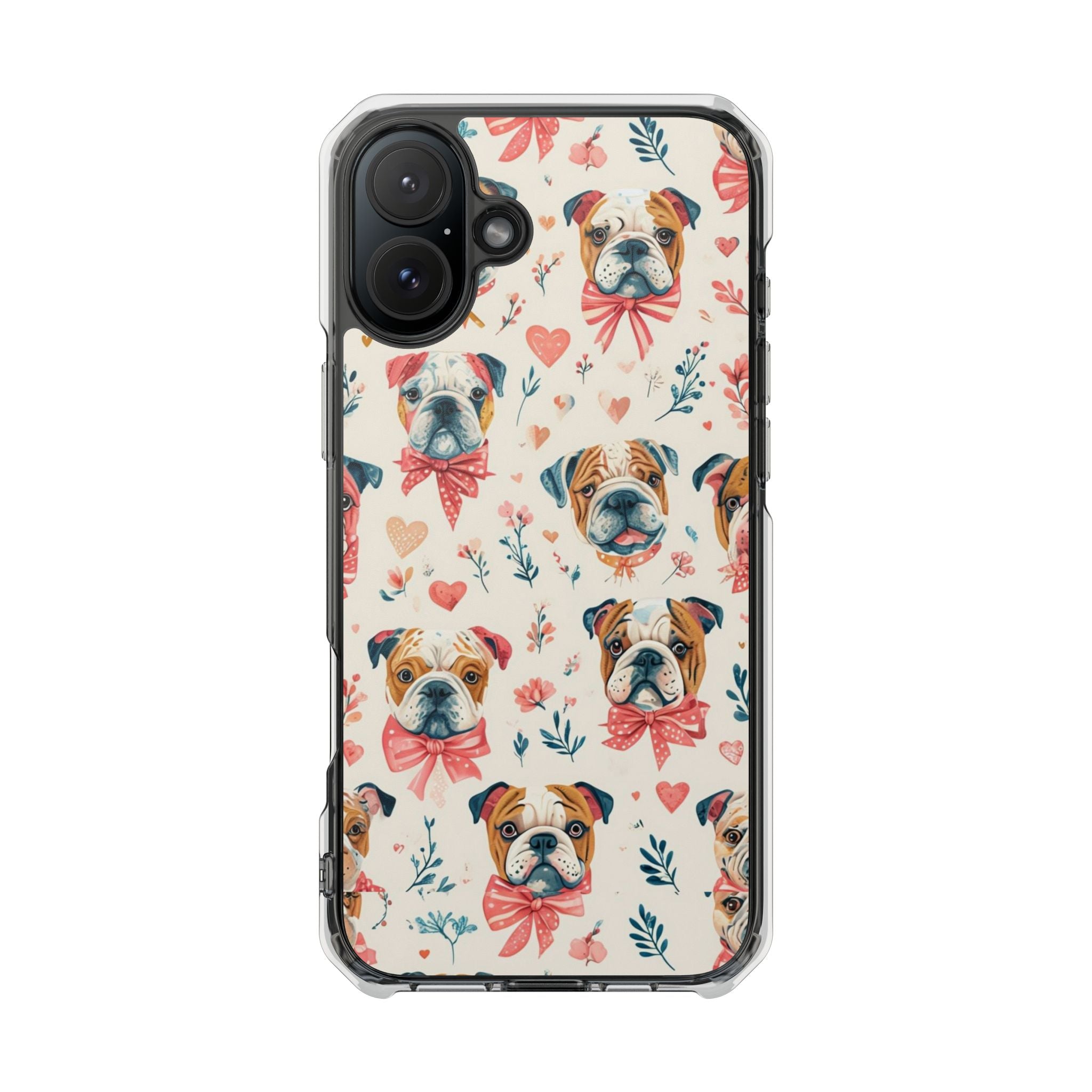 Puppy Love Protection Phone Case (Coquette/English)