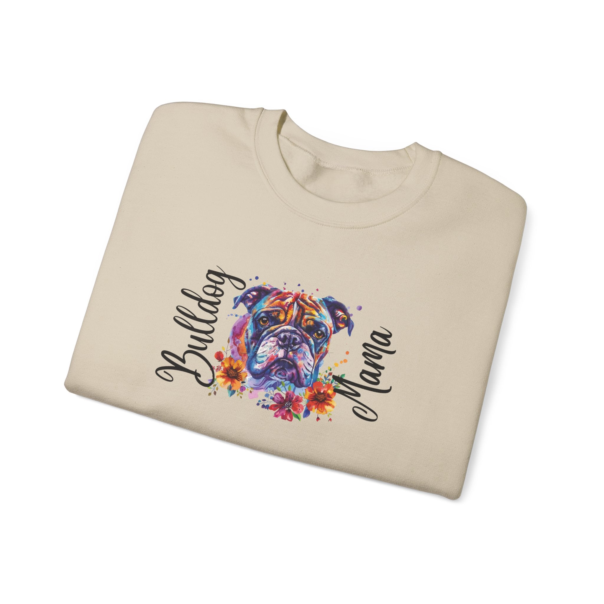 Bulldog Mama crew neck sweatshirt (English)