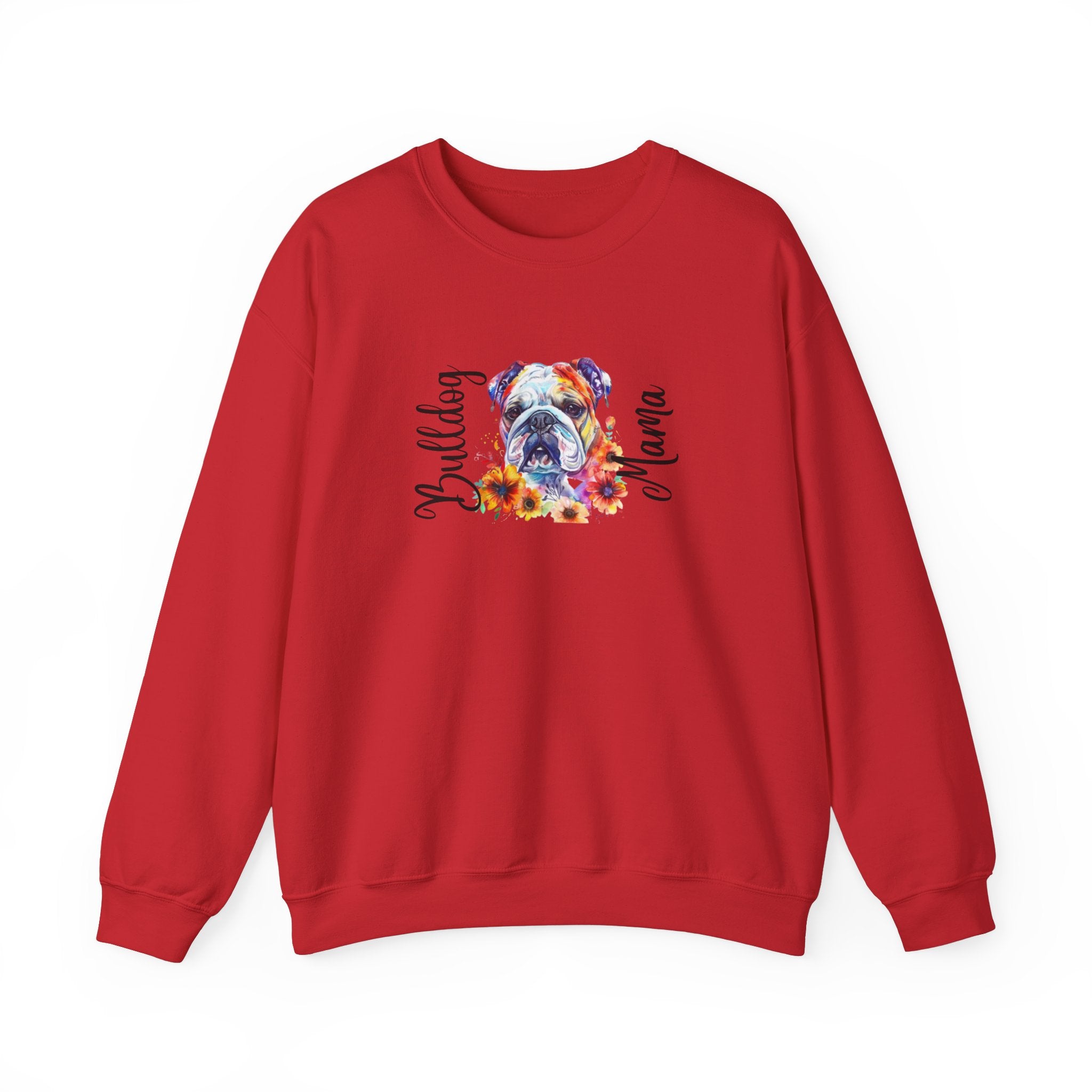 Bulldog Mama crew neck sweatshirt (English)