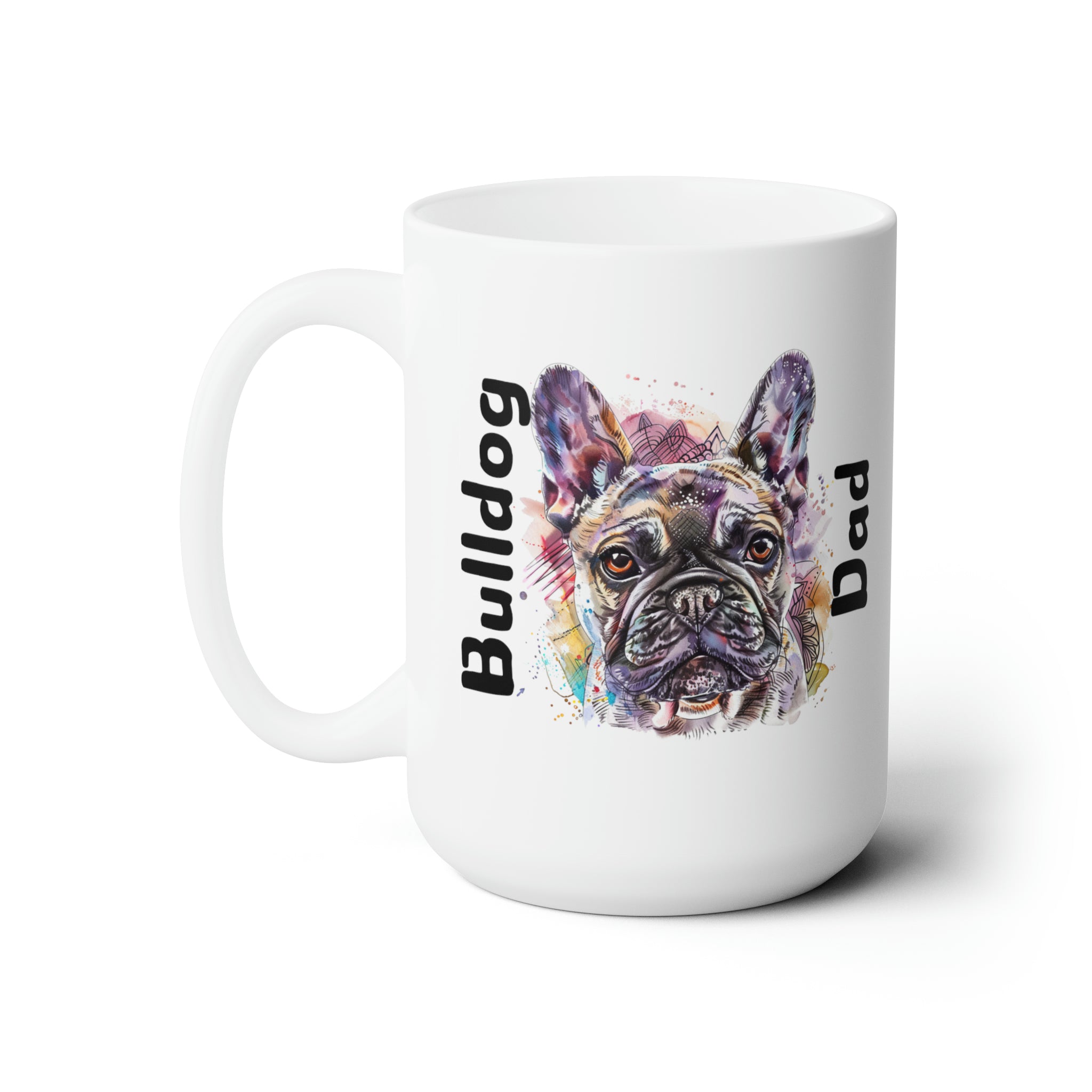 Bulldog Dad Coffee Mug (French)