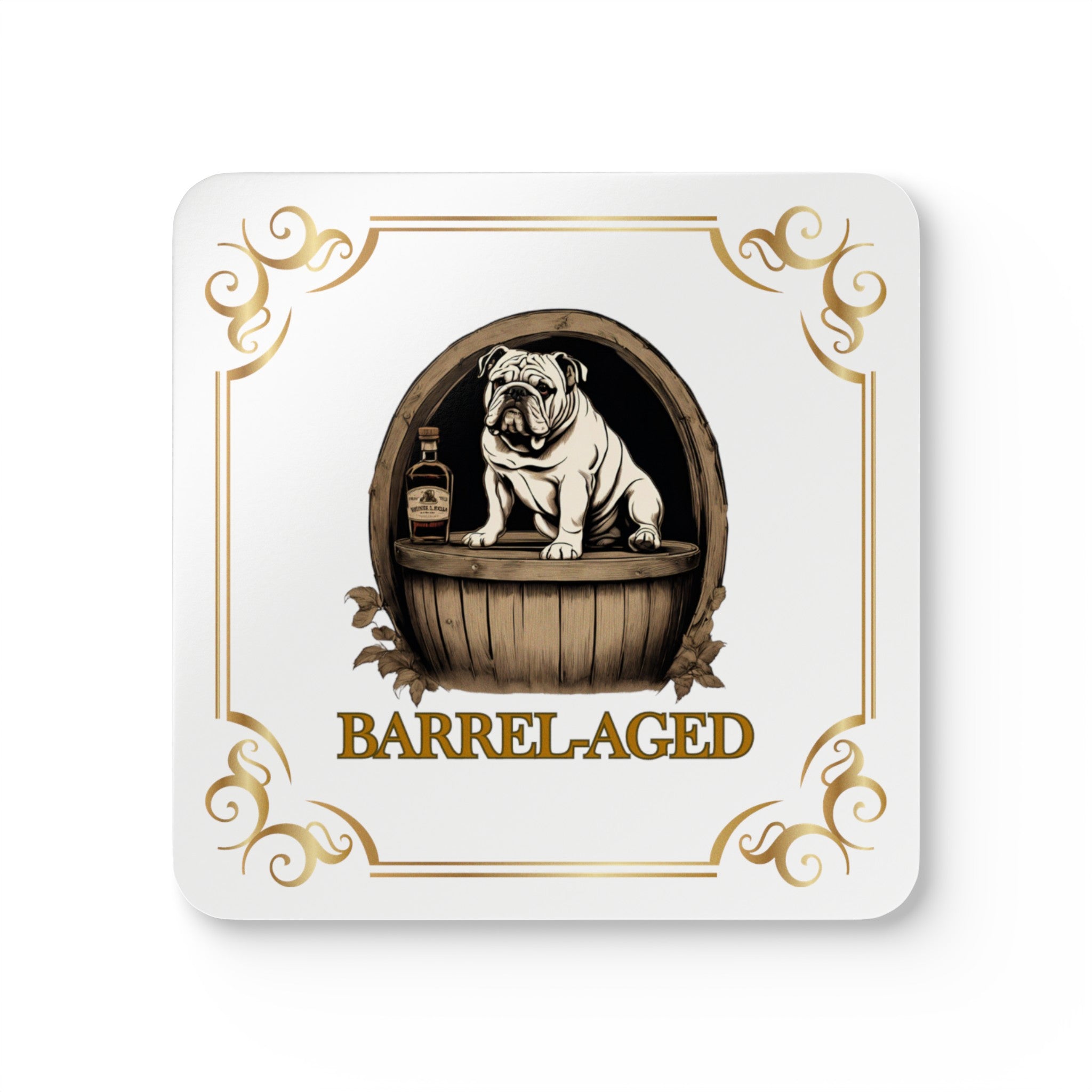 Barrel Aged Tipsy Bully Coaster Set (English)