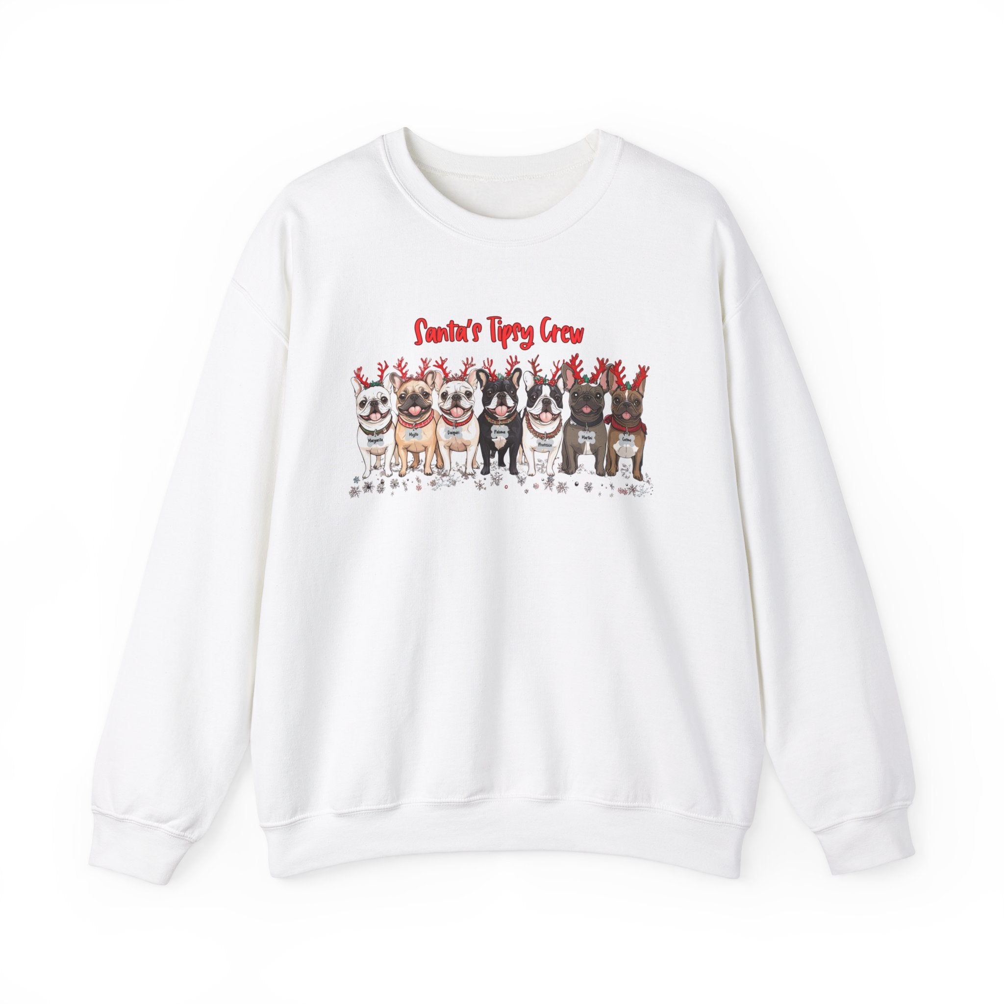 “Santa’s Tipsy Crew” Christmas Crewneck Sweatshirt - Unisex (English)
