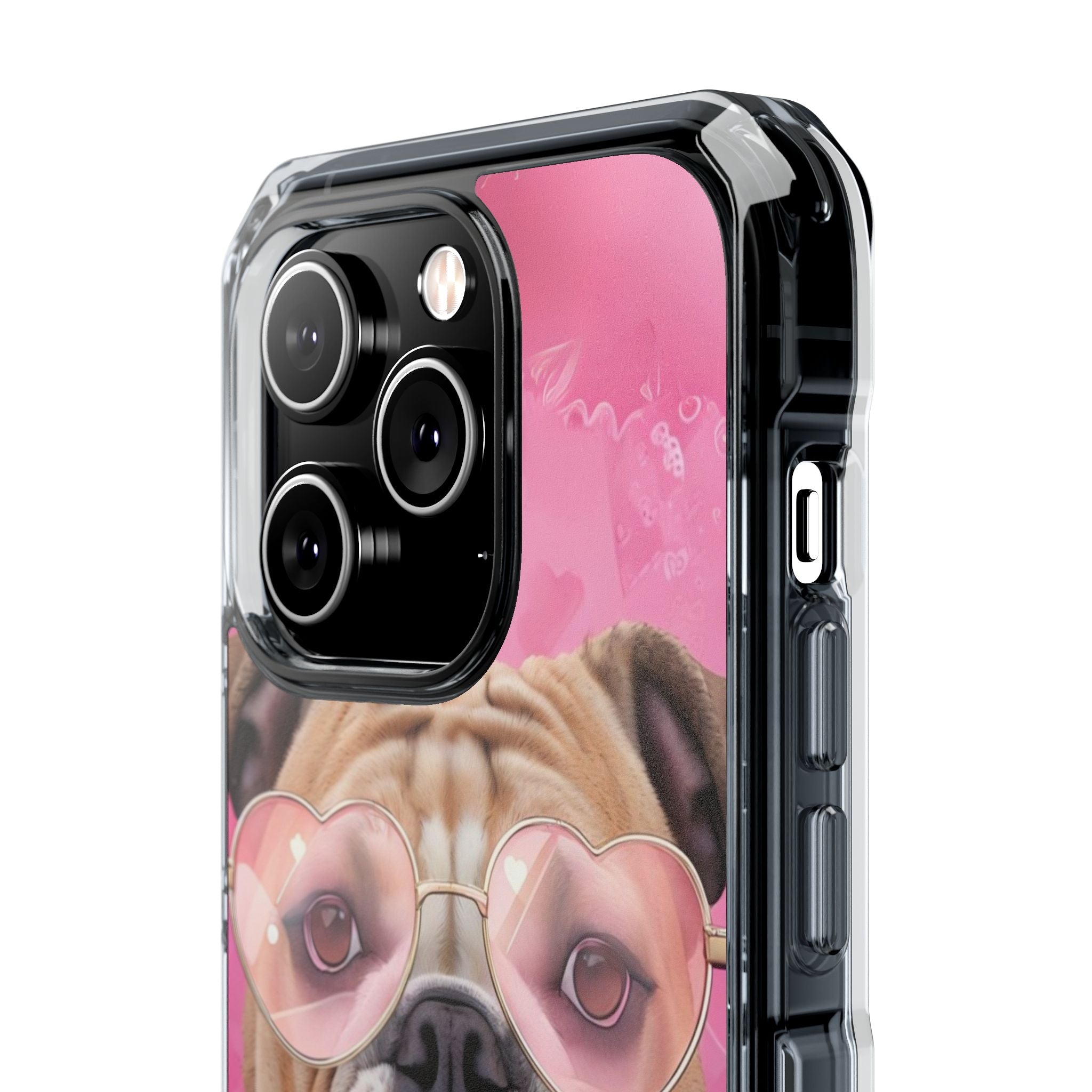 Puppy Love Protection Valentine's Day Phone Case (Tan/English)