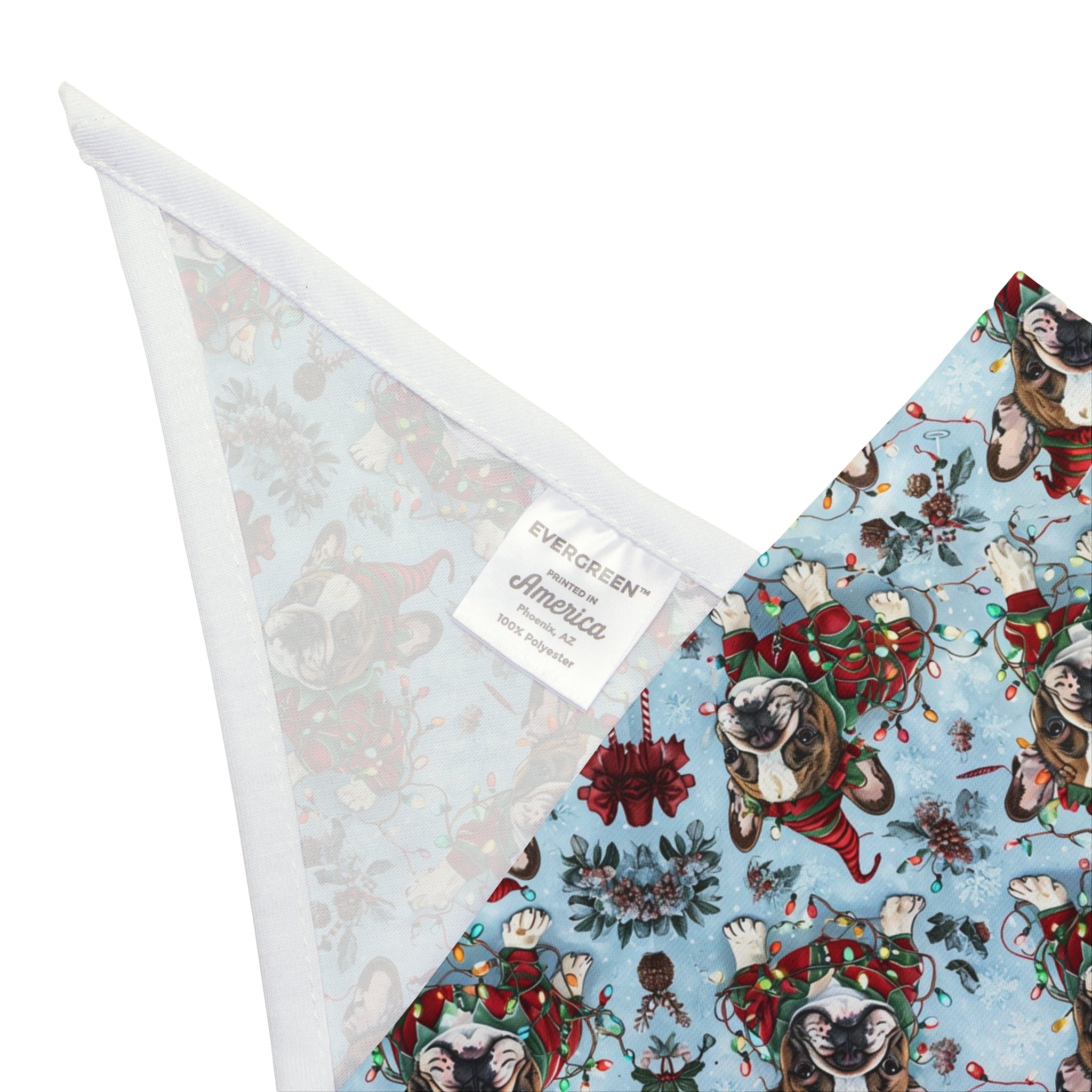 Tipsy Christmas Dog Bandana (French)