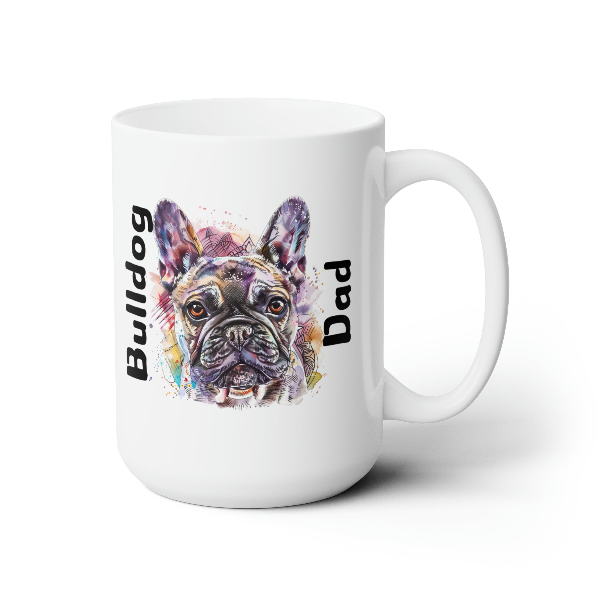 Bulldog Dad Coffee Mug (French)