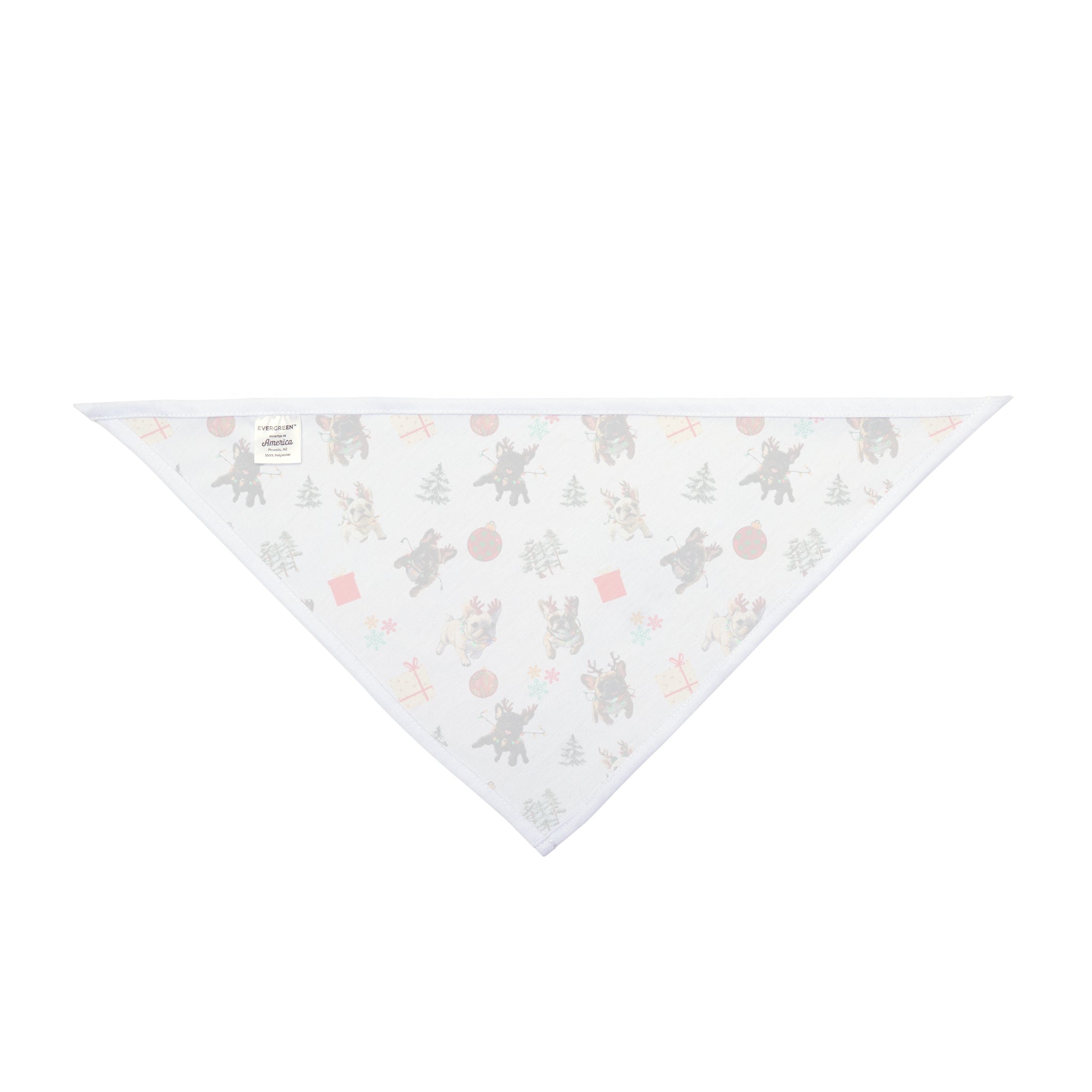Santa's Tipsy Crew Dog Bandana (French)