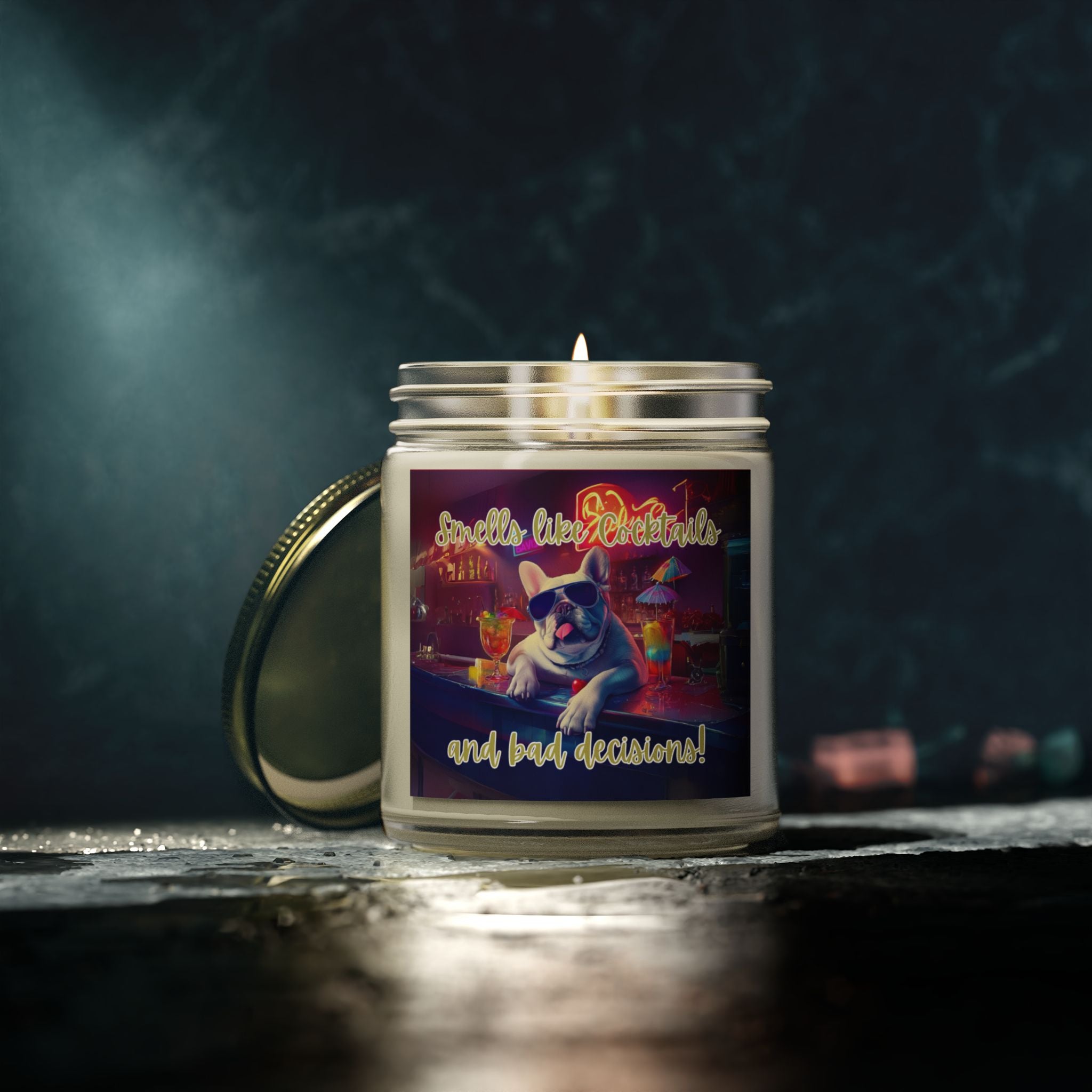 Tipsy Bully Scented Candle option 26 - French Bulldog mom home decor | Tipsy Bully