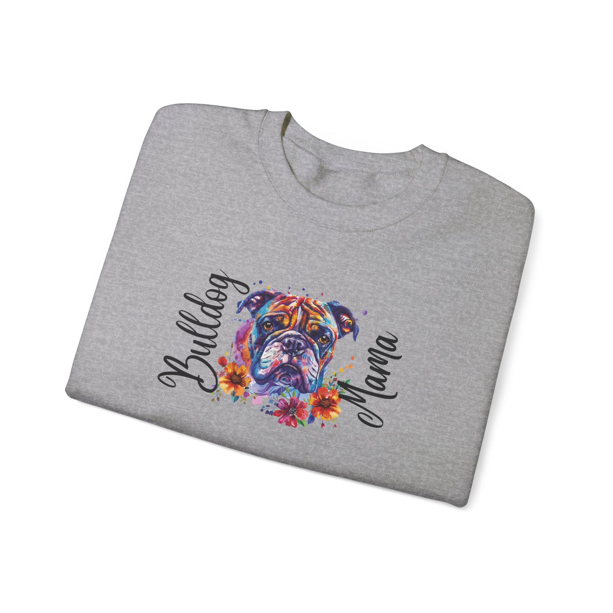 Bulldog Mama crew neck sweatshirt (English)