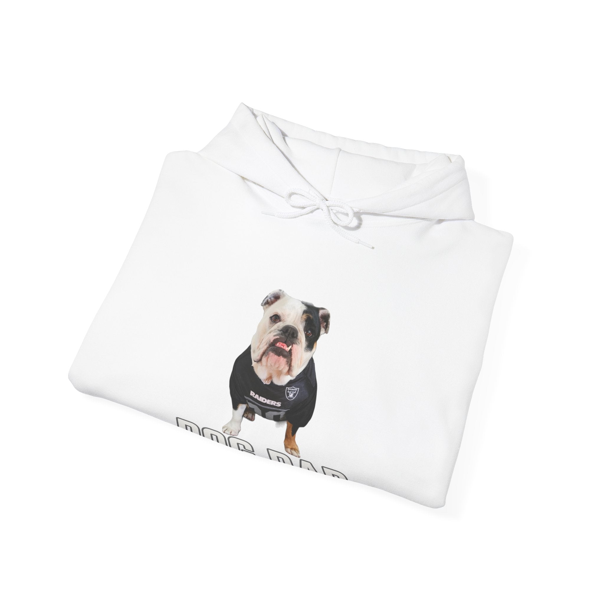 CustomDog Dad/Dog Mom Hoodie with Your Bulldog's Picture & Name option 24 - English Bulldog mom gift | Tipsy Bully