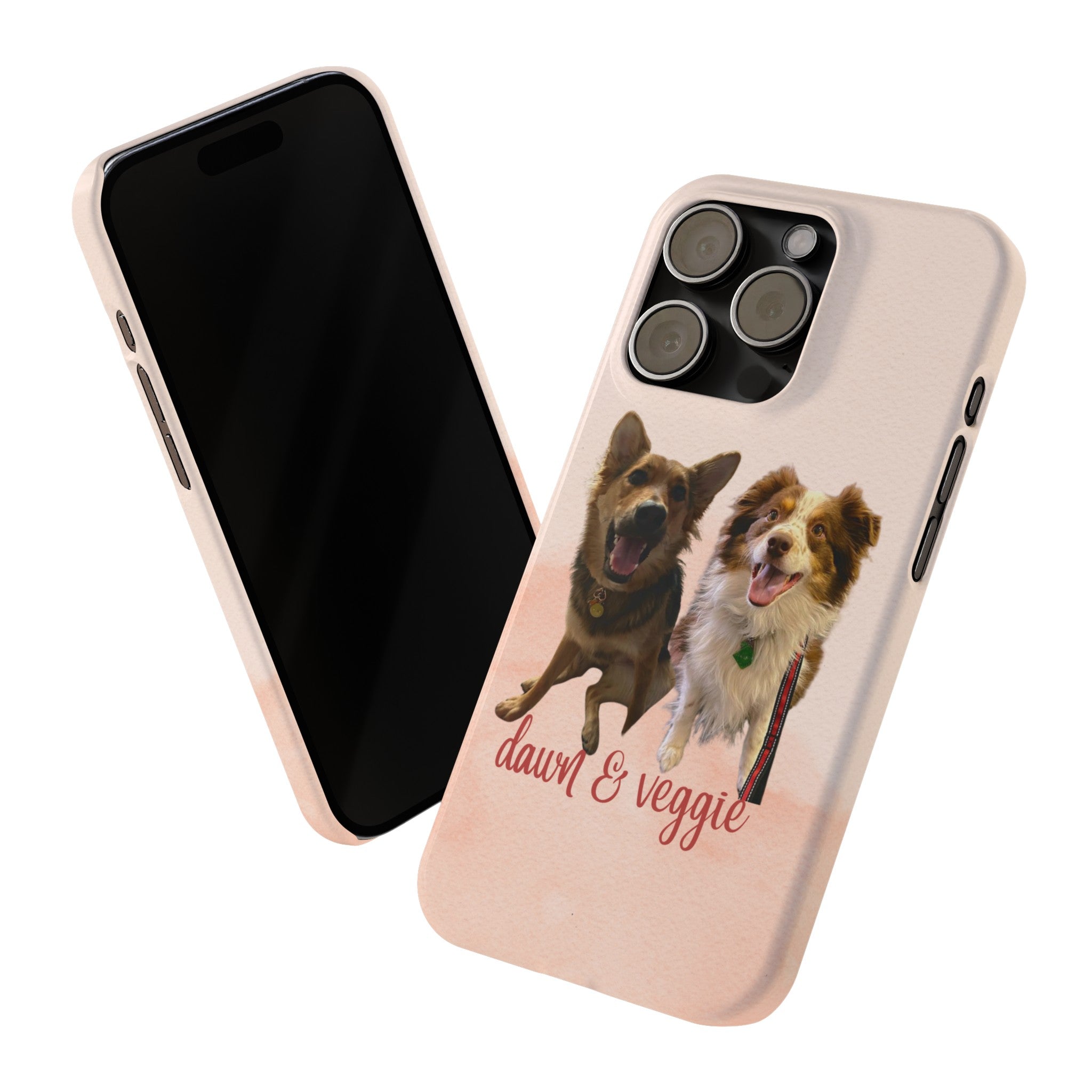 Dog iPhone Cases (Dawn/Veggie)