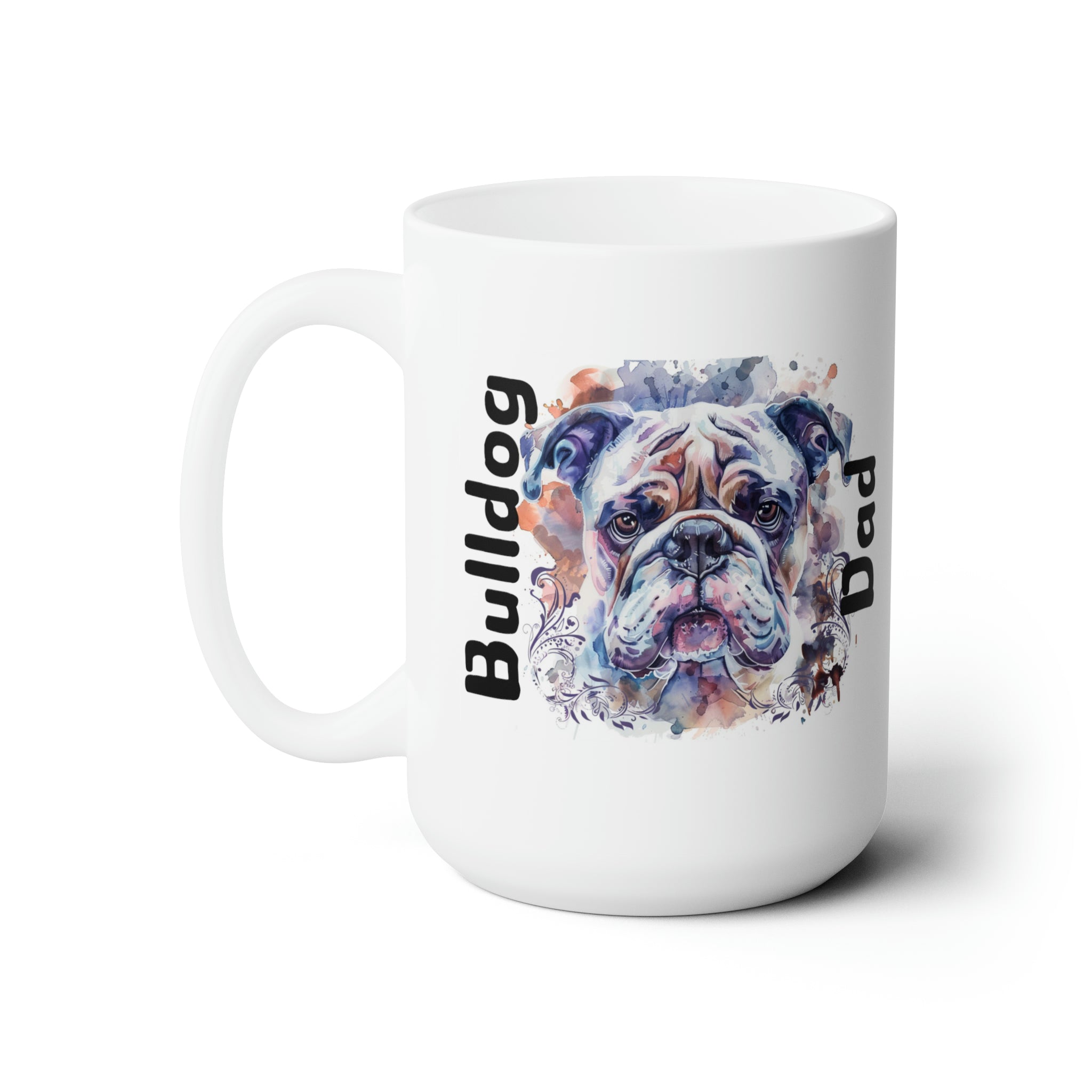 Bulldog Dad Coffee Mug alternate view - English Bulldog mom gift | Tipsy Bully