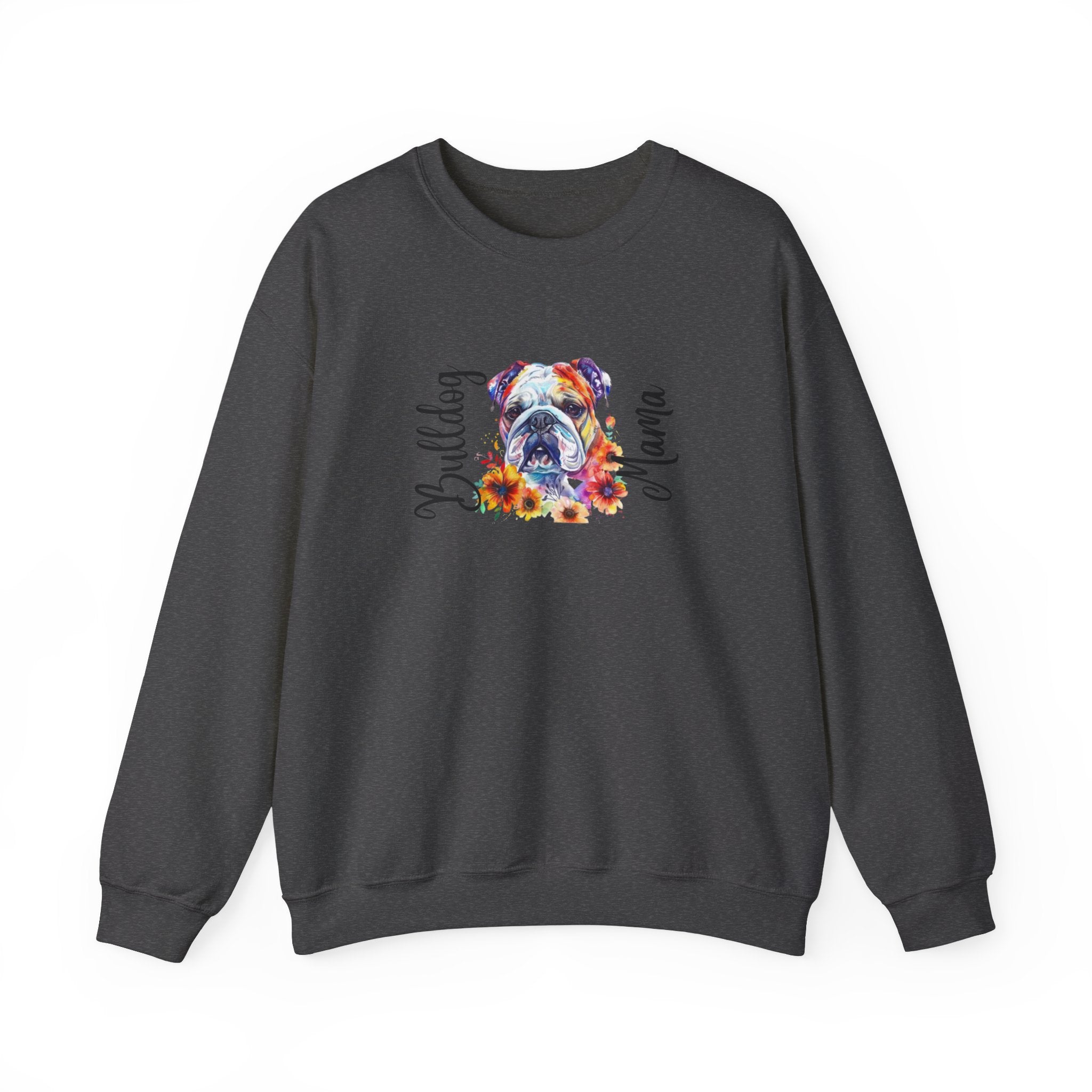 Bulldog Mama crew neck sweatshirt (English)
