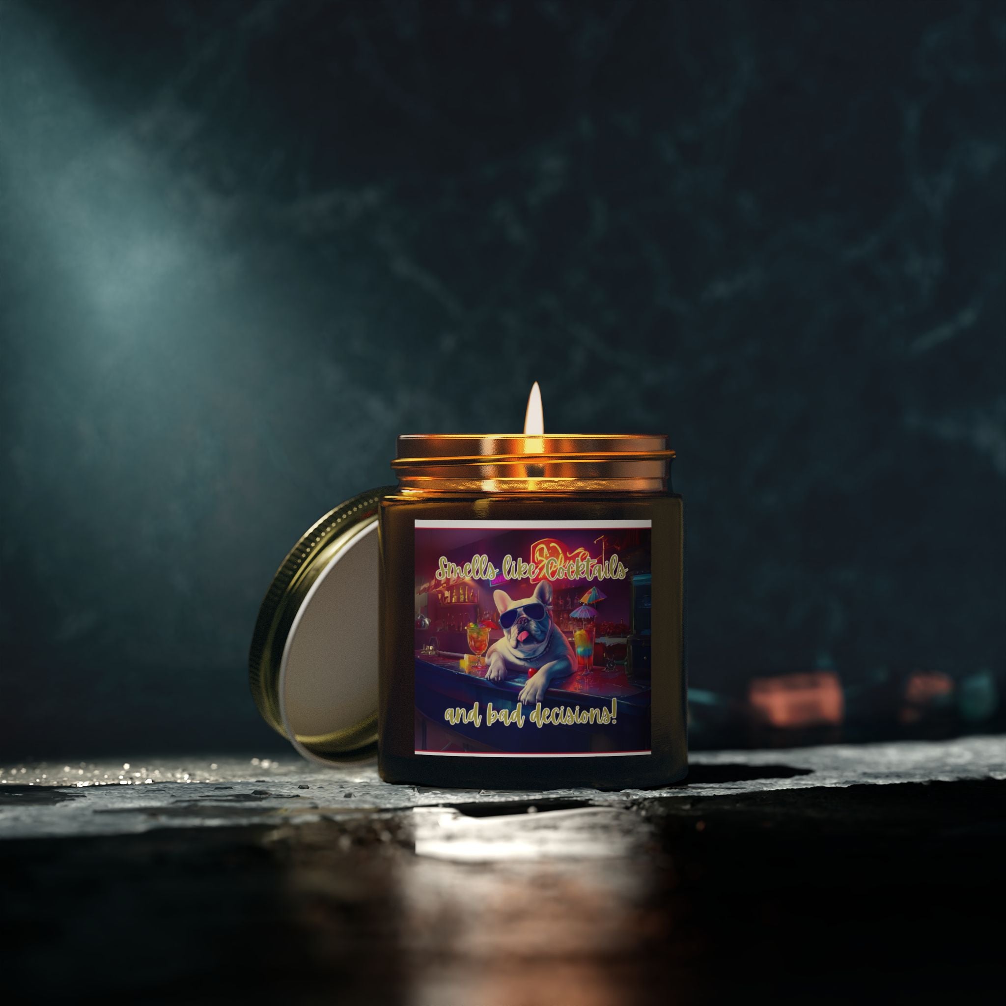 Tipsy Bully Scented Candle option 25 - French Bulldog mom home decor | Tipsy Bully