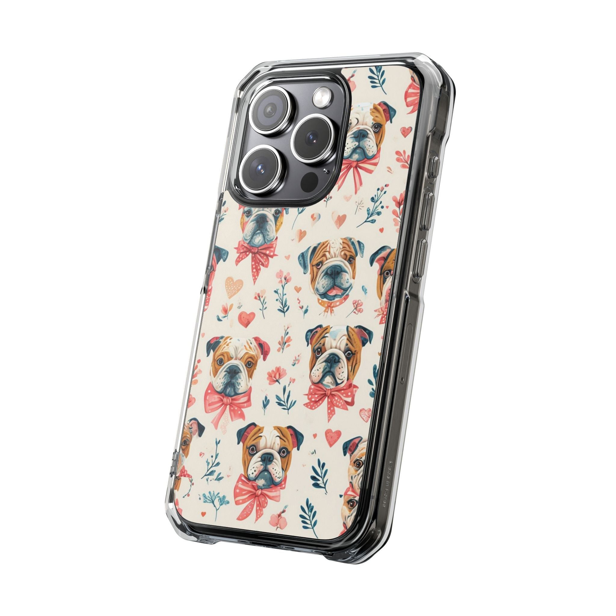 Puppy Love Protection Phone Case (Coquette/English)