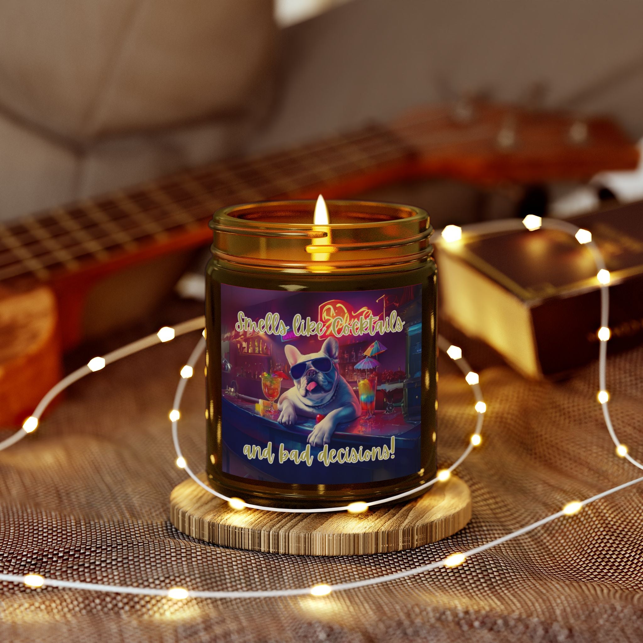 Tipsy Bully Scented Candle option 20 - French Bulldog mom home decor | Tipsy Bully