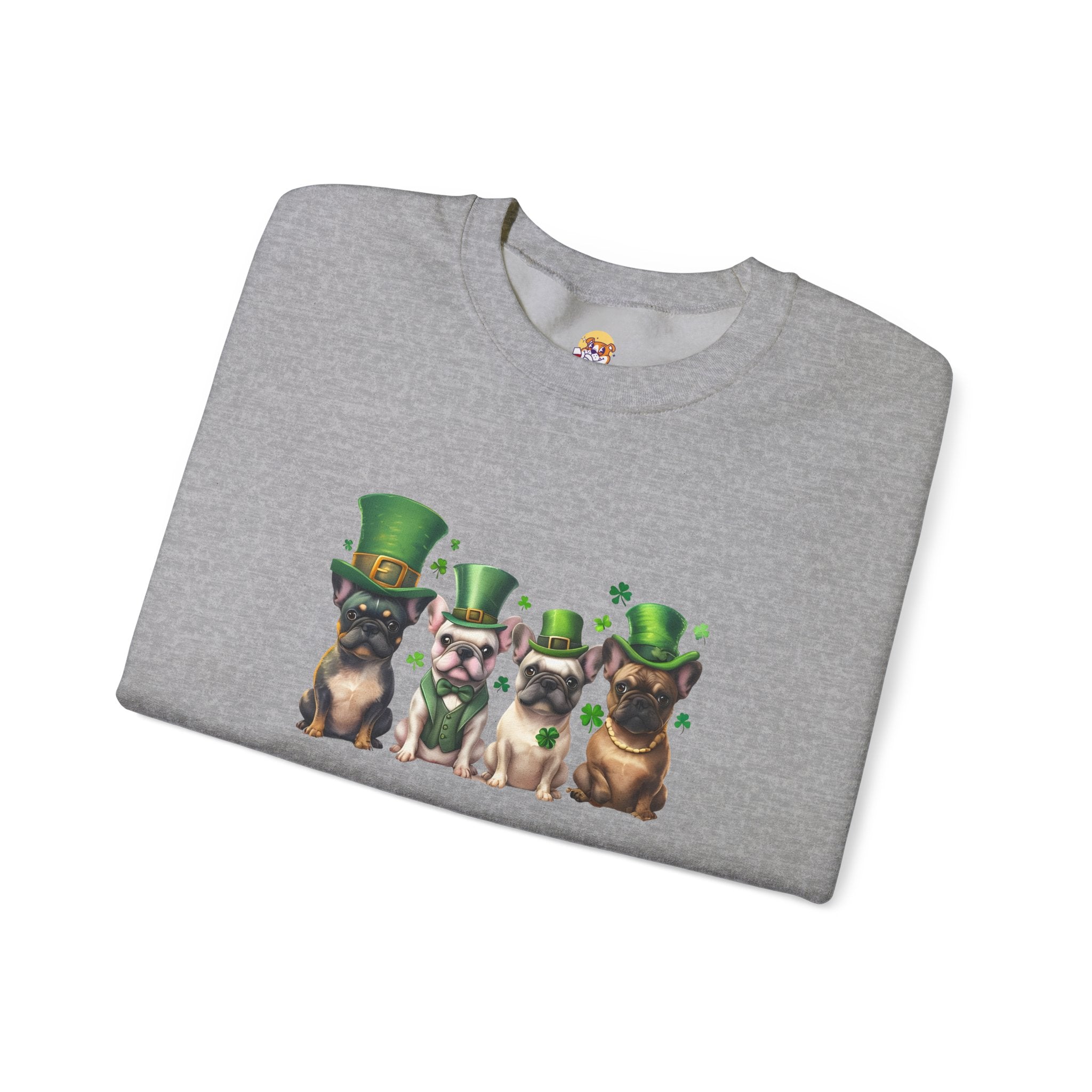 Tipsy Bully St. Patrick's Day Sweatshirt: Leprechauns (French)