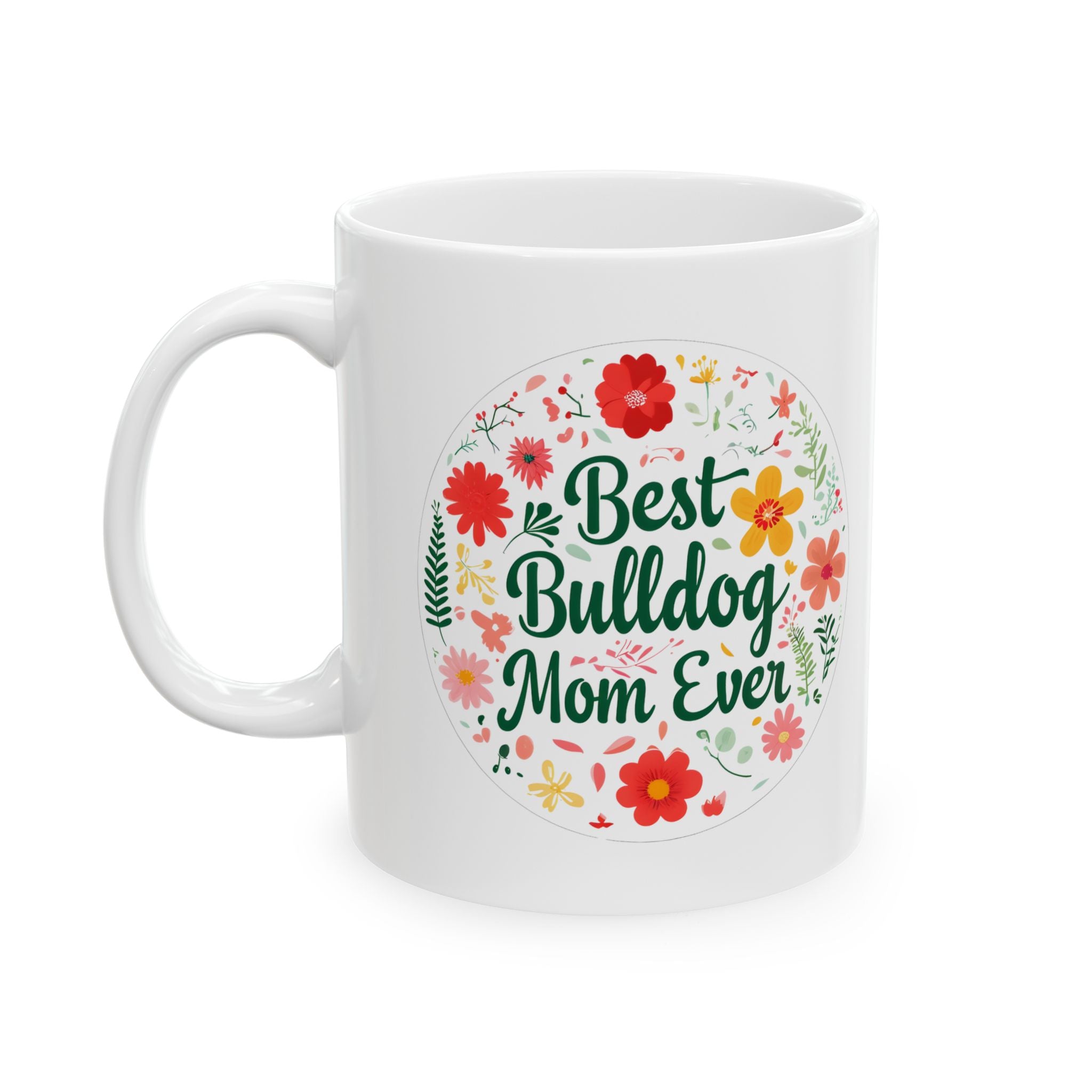 Best Bulldog Mom Coffee Mug alternate view - English and French Bulldog mom mug | Tipsy Bully
