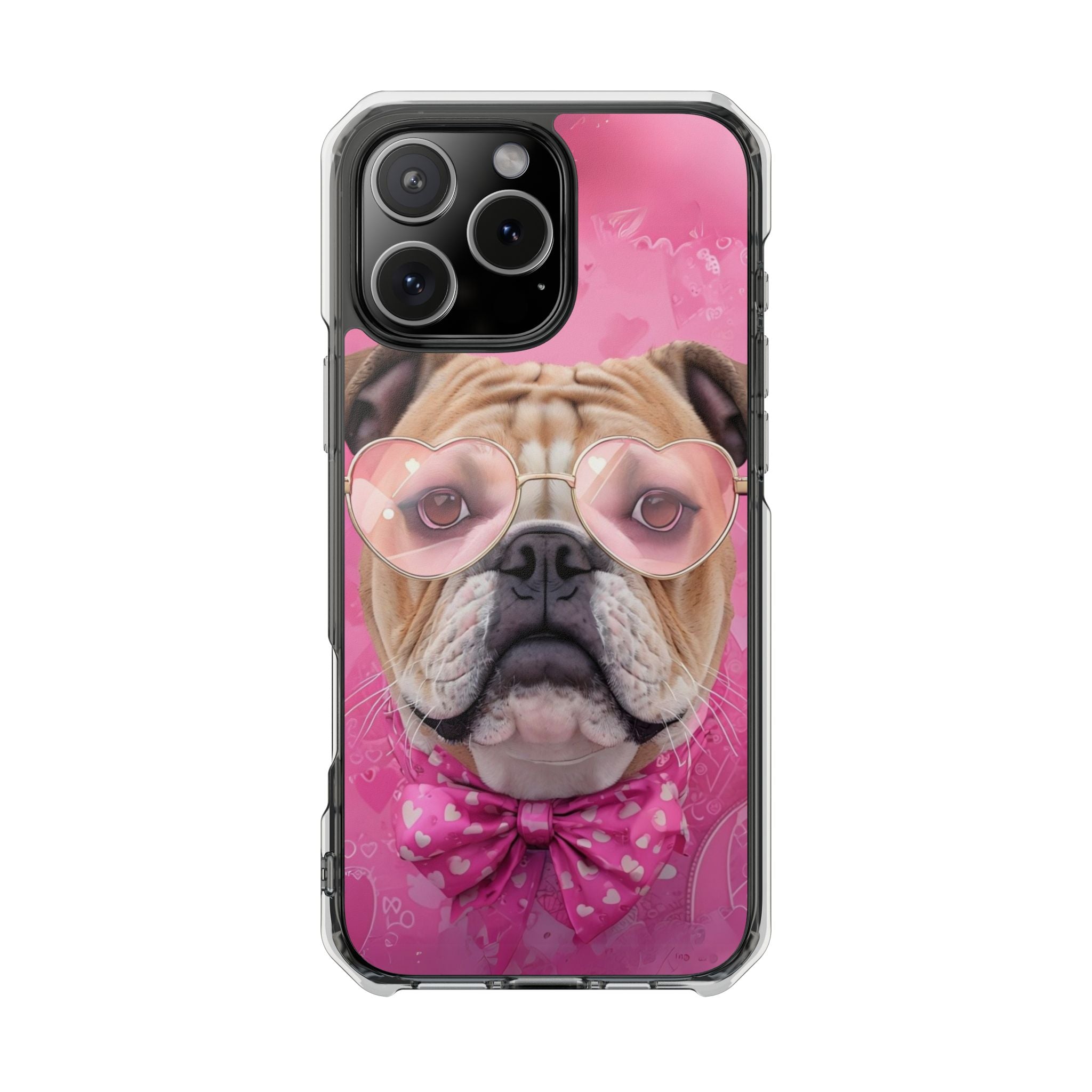 Puppy Love Protection Valentine's Day Phone Case (Tan/English)