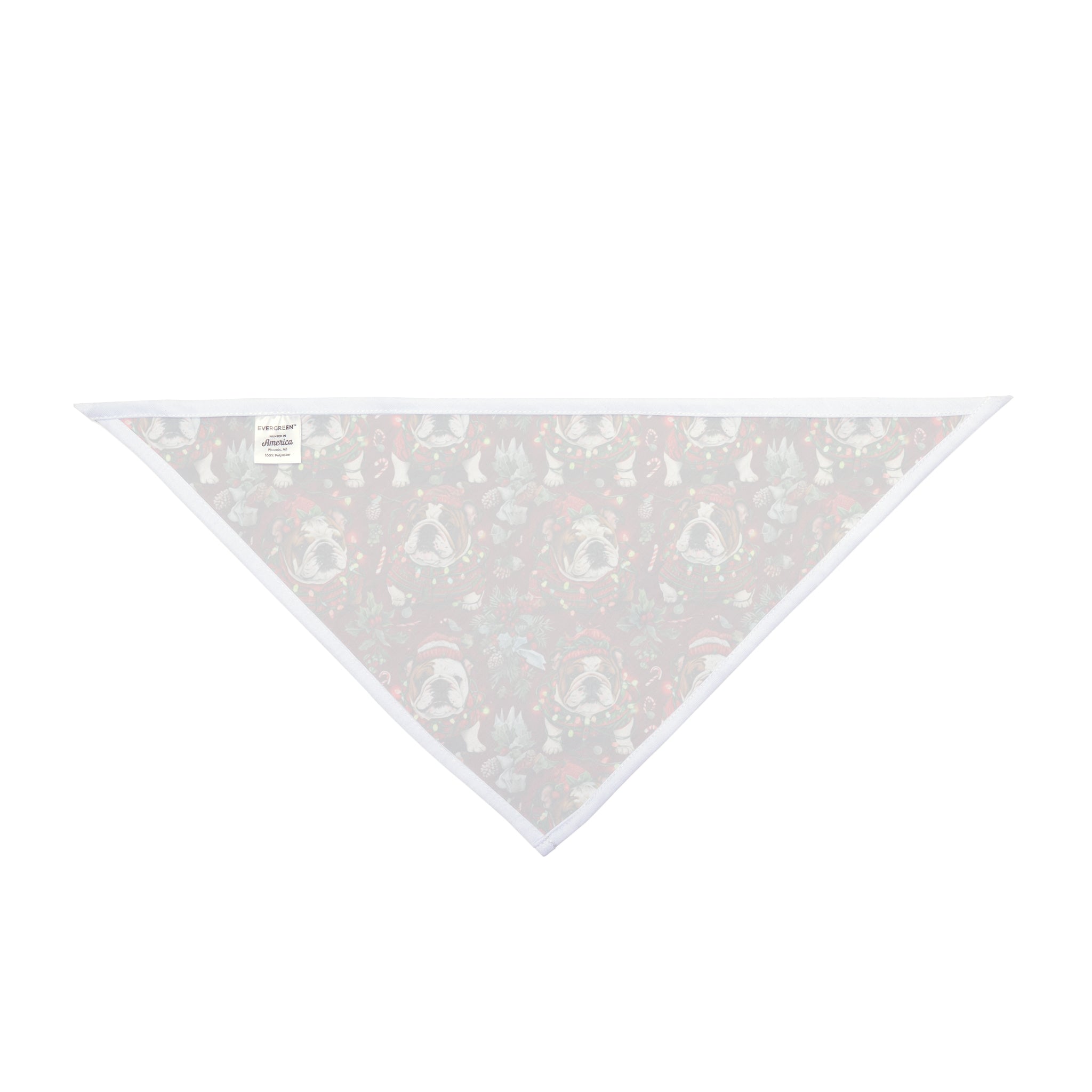 Holiday Lights Dog Bandana (English)