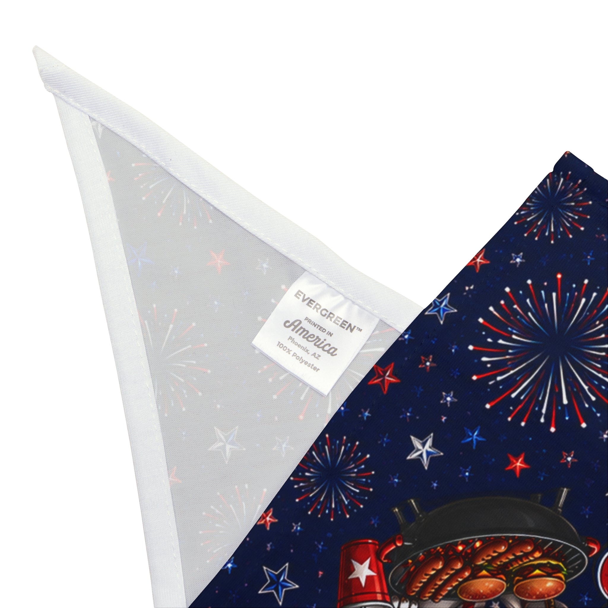 Party Like it's 1776 4th of July Dog Bandana (English)