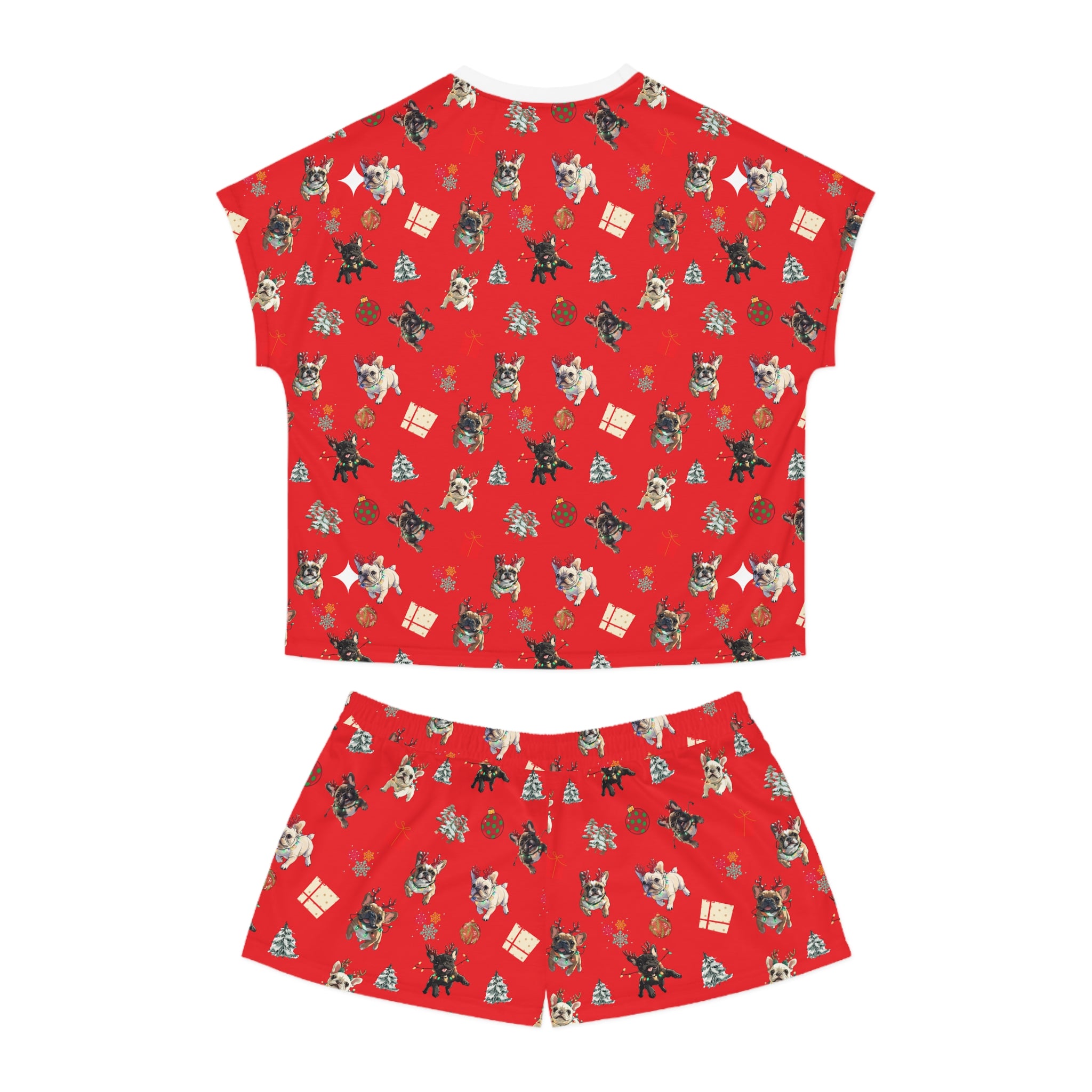 "Santa's Tipsy Crew" Women’s Pajama Set (French)