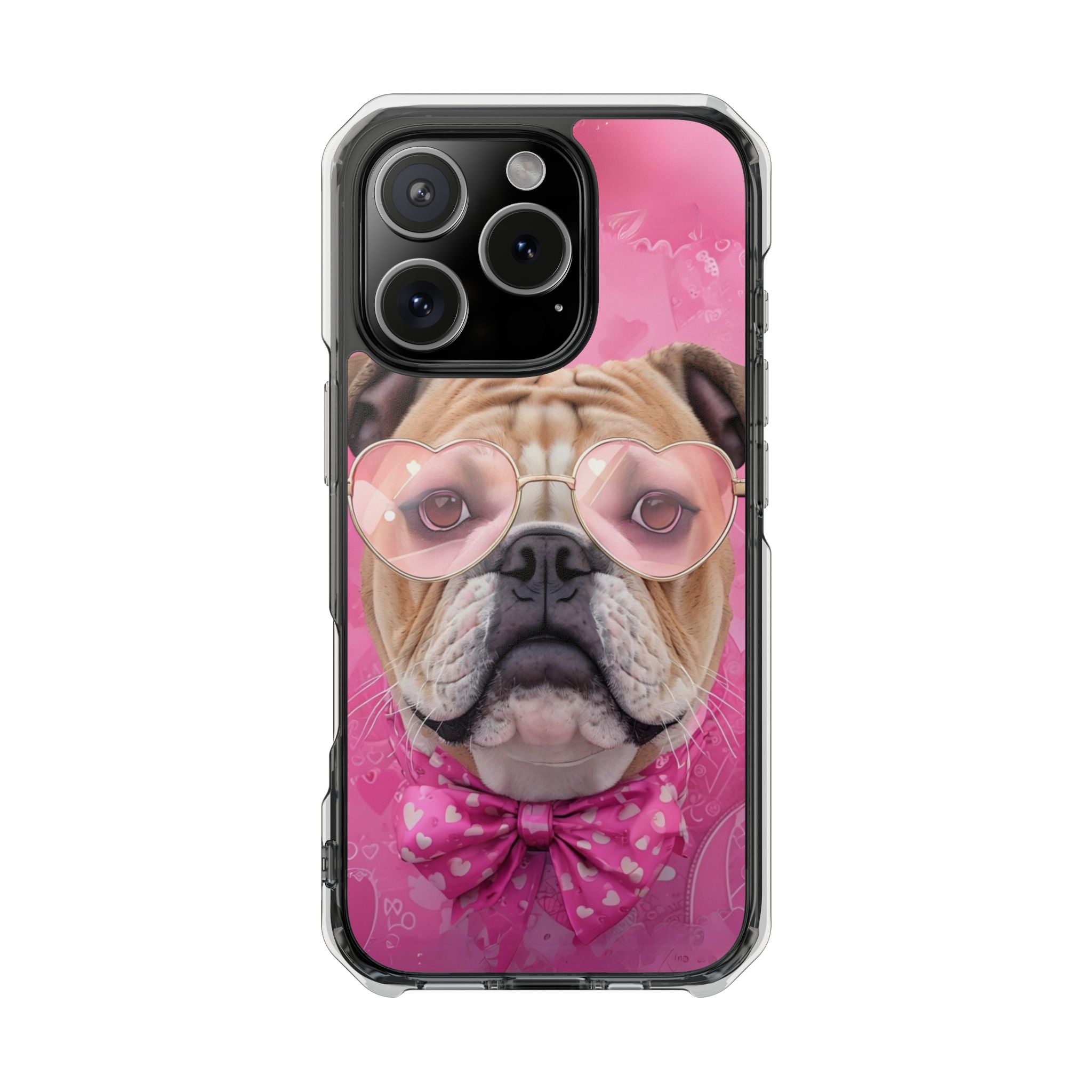 Puppy Love Protection Valentine's Day Phone Case (Tan/English)