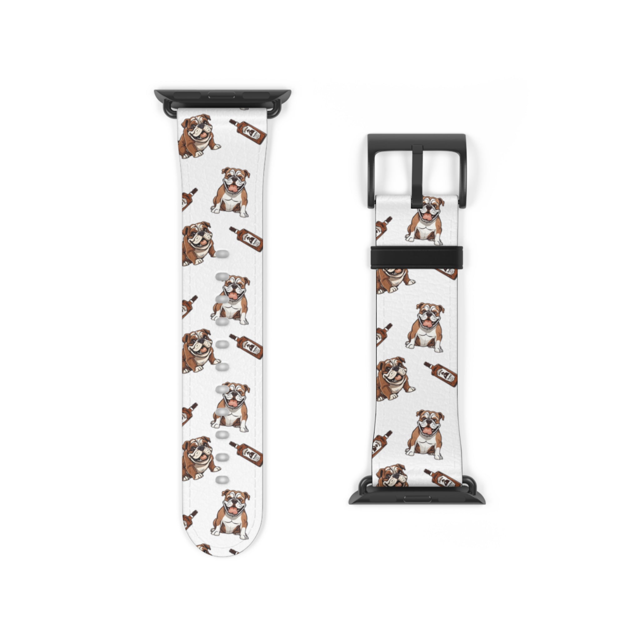 Bulldog Apple Watch Bands (English/Bourbon)