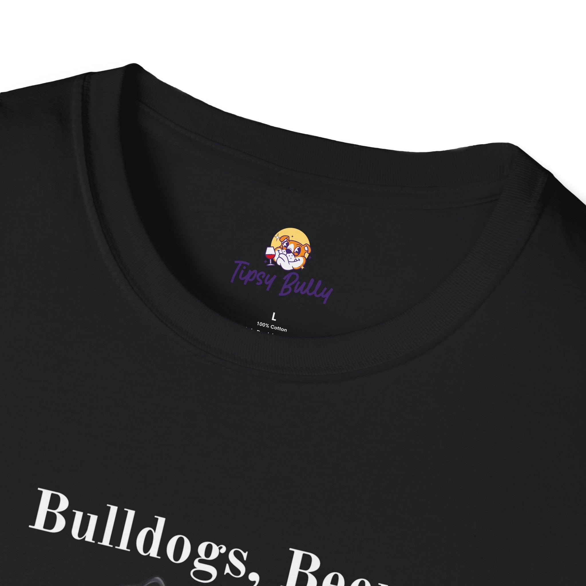 Bulldogs, Beer, and Bad Decisions" Unisex T-Shirt by Tipsy Bully option 20 - English Bulldog mom gift | Tipsy Bully
