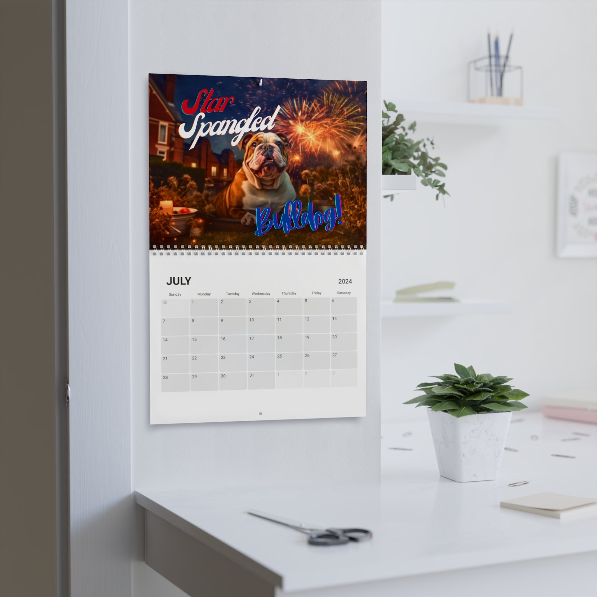 Tipsy Bully 2024 Wall Calendar