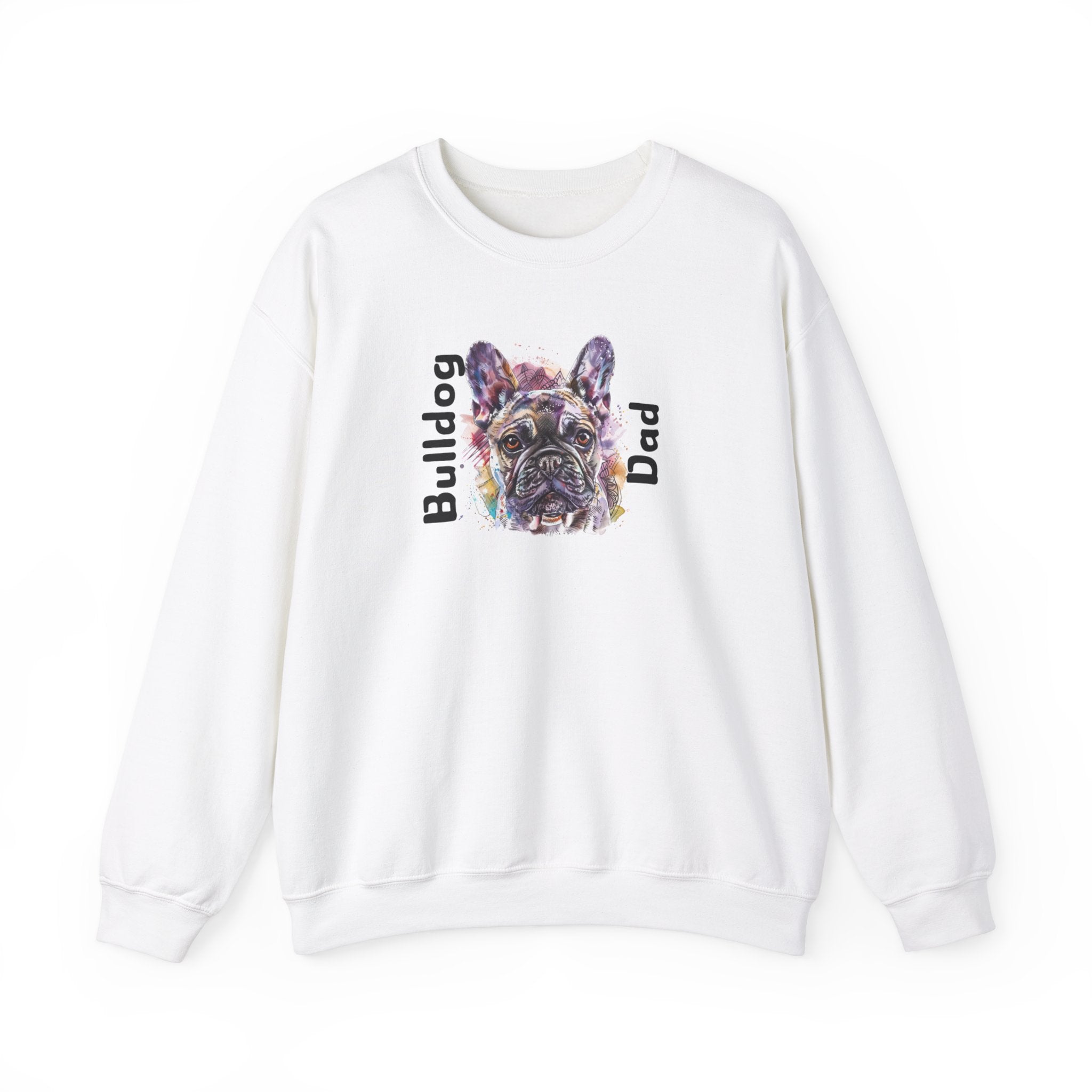 Bulldog Dad crew neck sweatshirt (French)