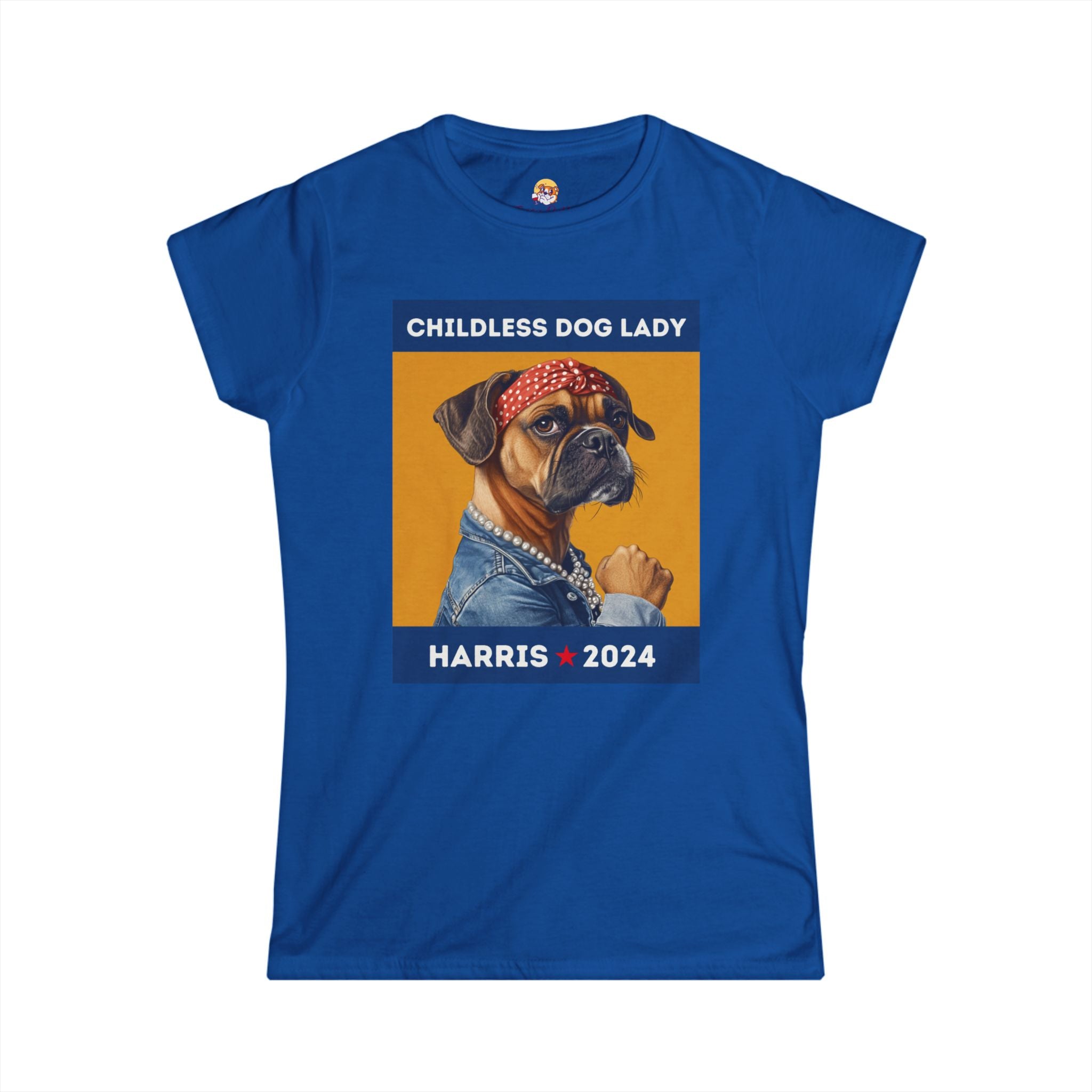 Childless Dog Lady - Women's Softstyle Tee (Julie/Val)