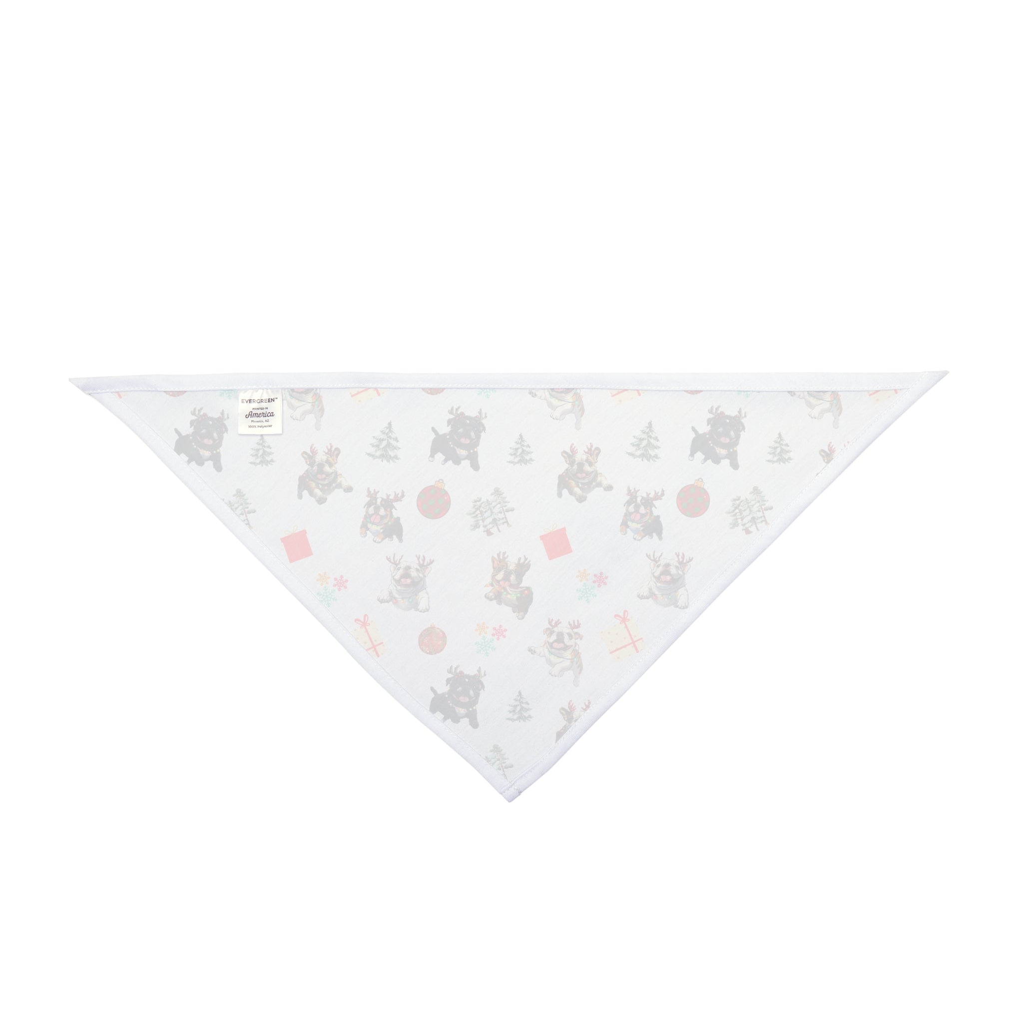 Santa's Tipsy Crew Dog Bandana (English)