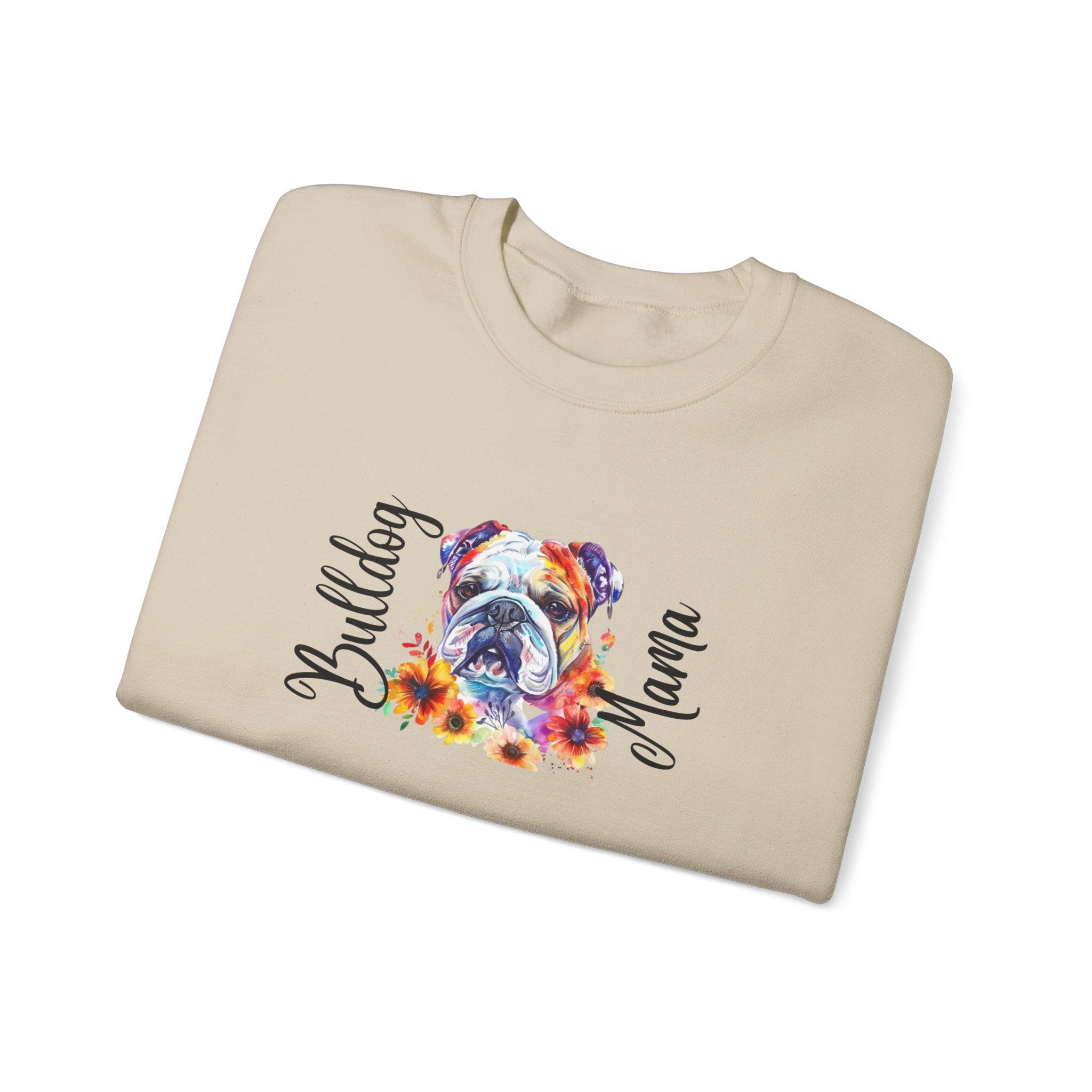 Bulldog Mama crew neck sweatshirt (English)