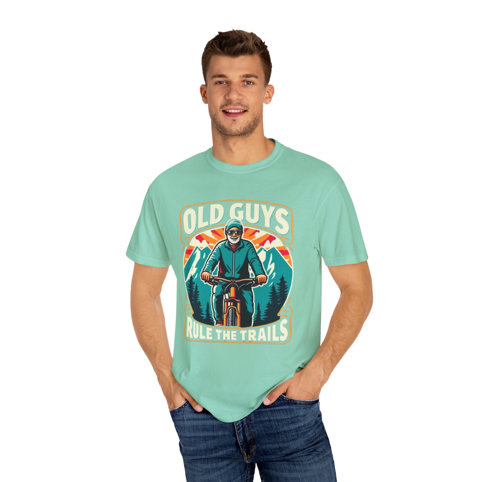 Mountain Bike Men's T-Shirt - Old Guys Rule the Trails