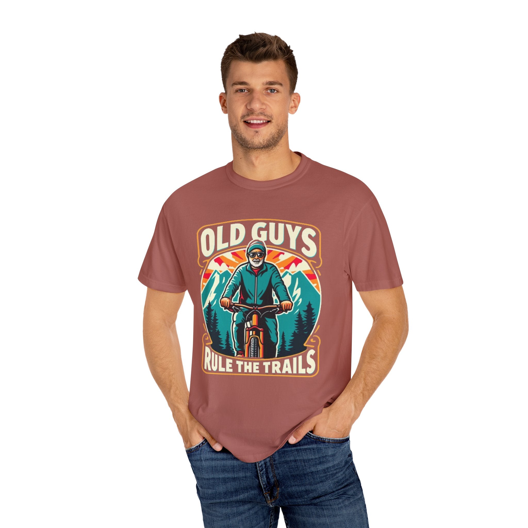 Mountain Bike Men's T-Shirt - Old Guys Rule the Trails