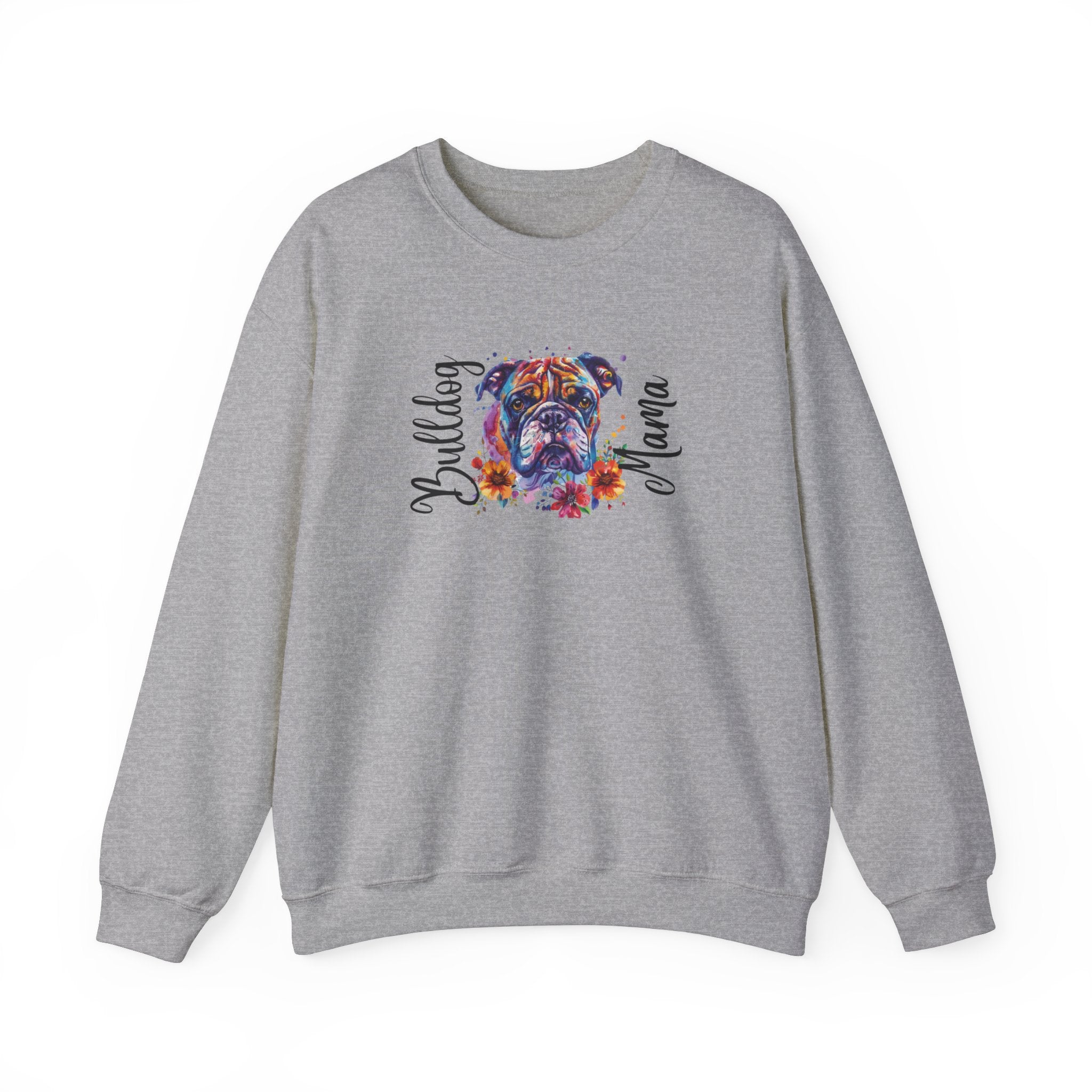 Bulldog Mama crew neck sweatshirt (English)