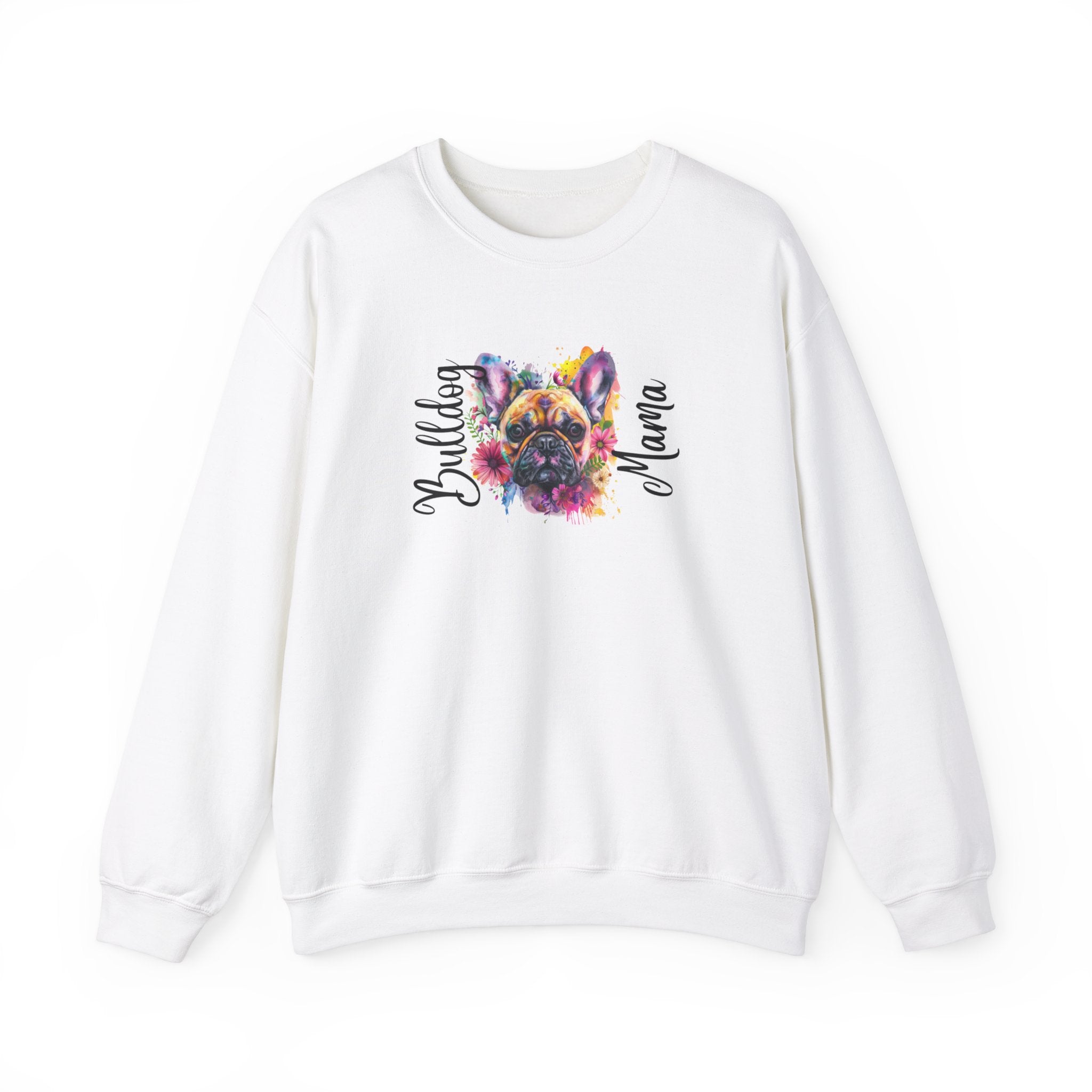 Bulldog Mama crew neck sweatshirt (French)