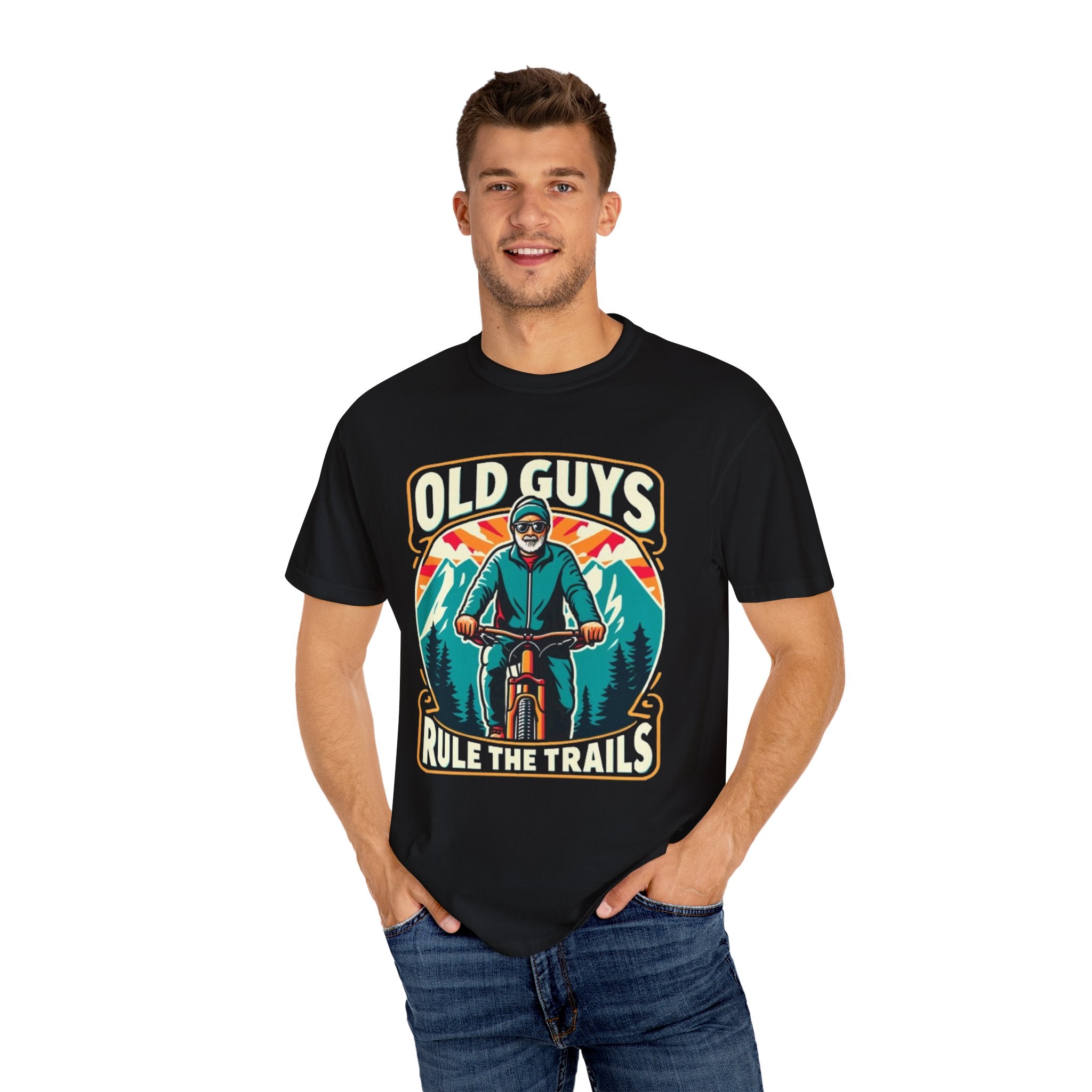 Mountain Bike Men's T-Shirt - Old Guys Rule the Trails