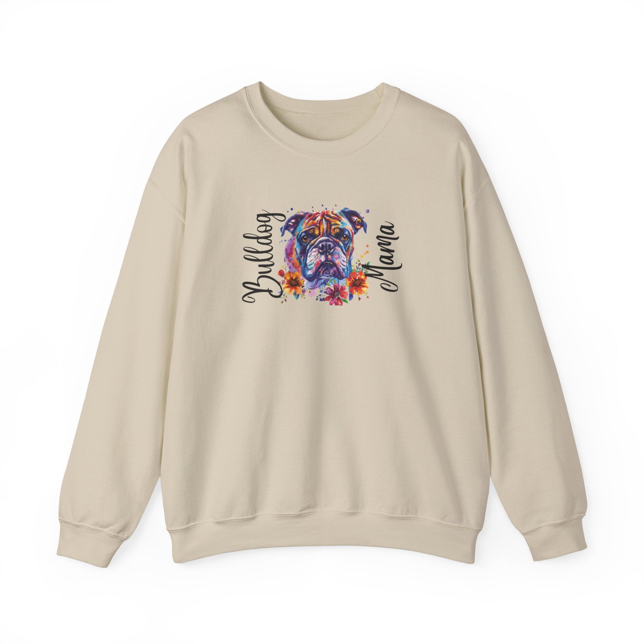 Bulldog Mama crew neck sweatshirt (English)