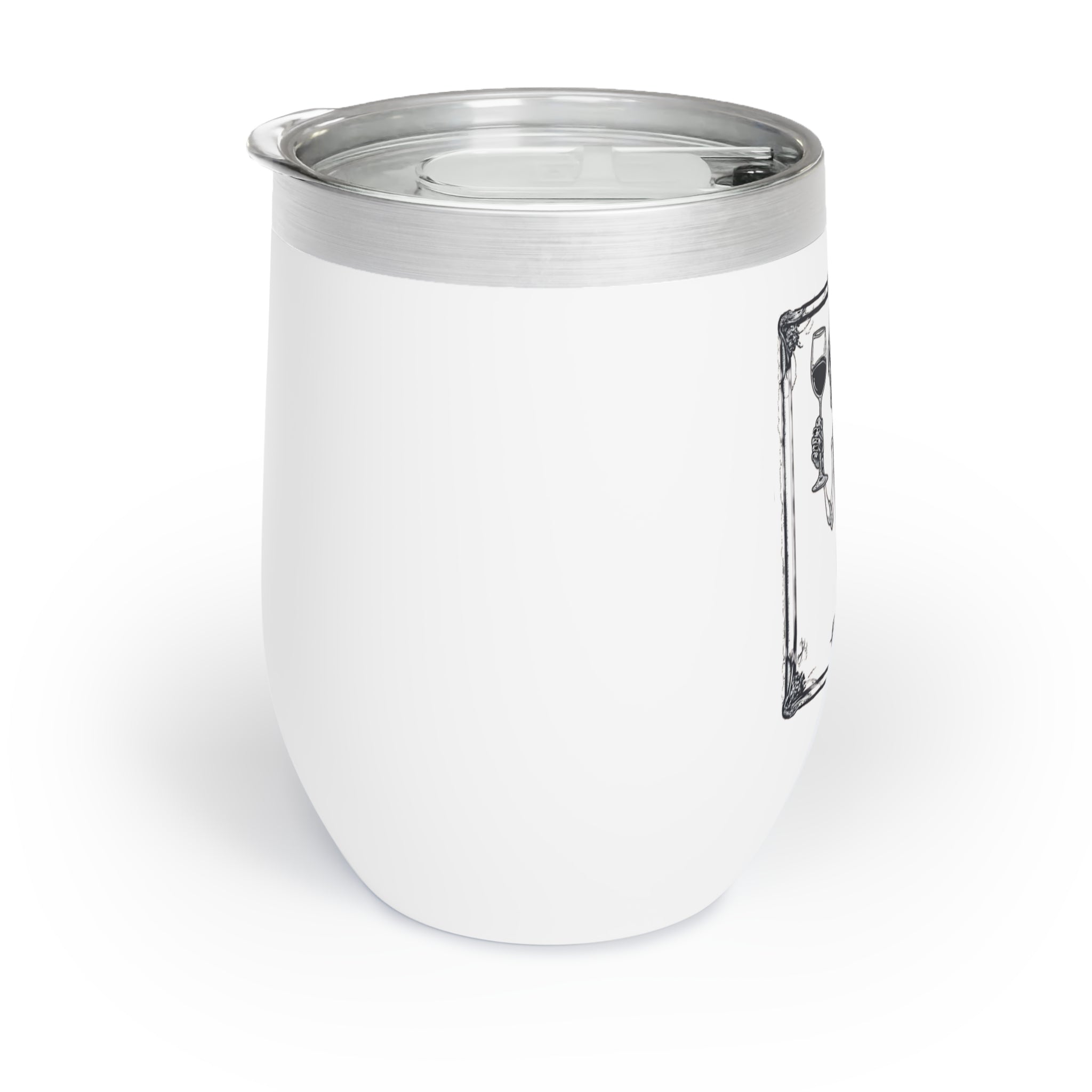 Skeleton Dog Wine Tumbler - Chill Vibes for Dog Lovers