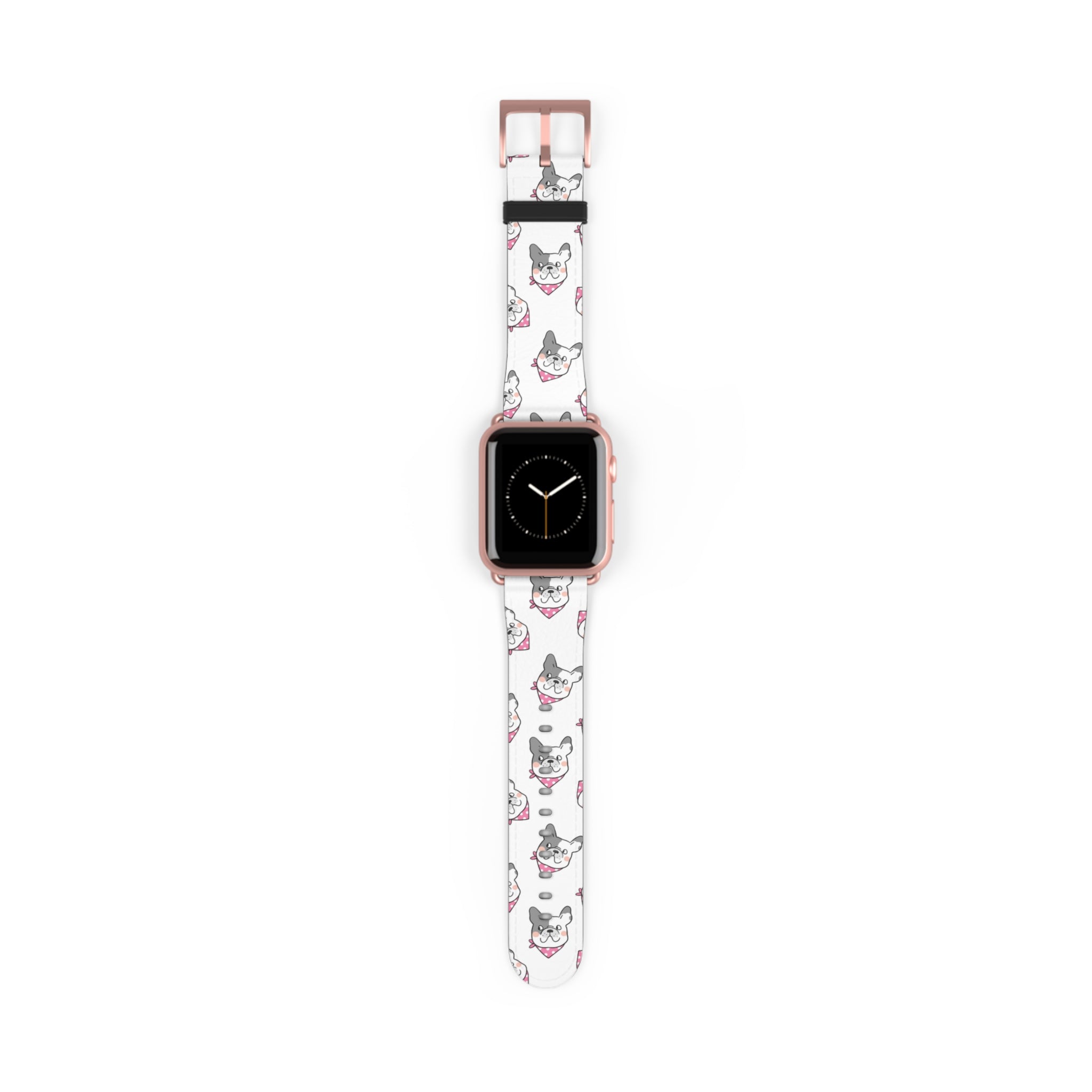 Bulldog Apple Watch Bands (French/Pink)