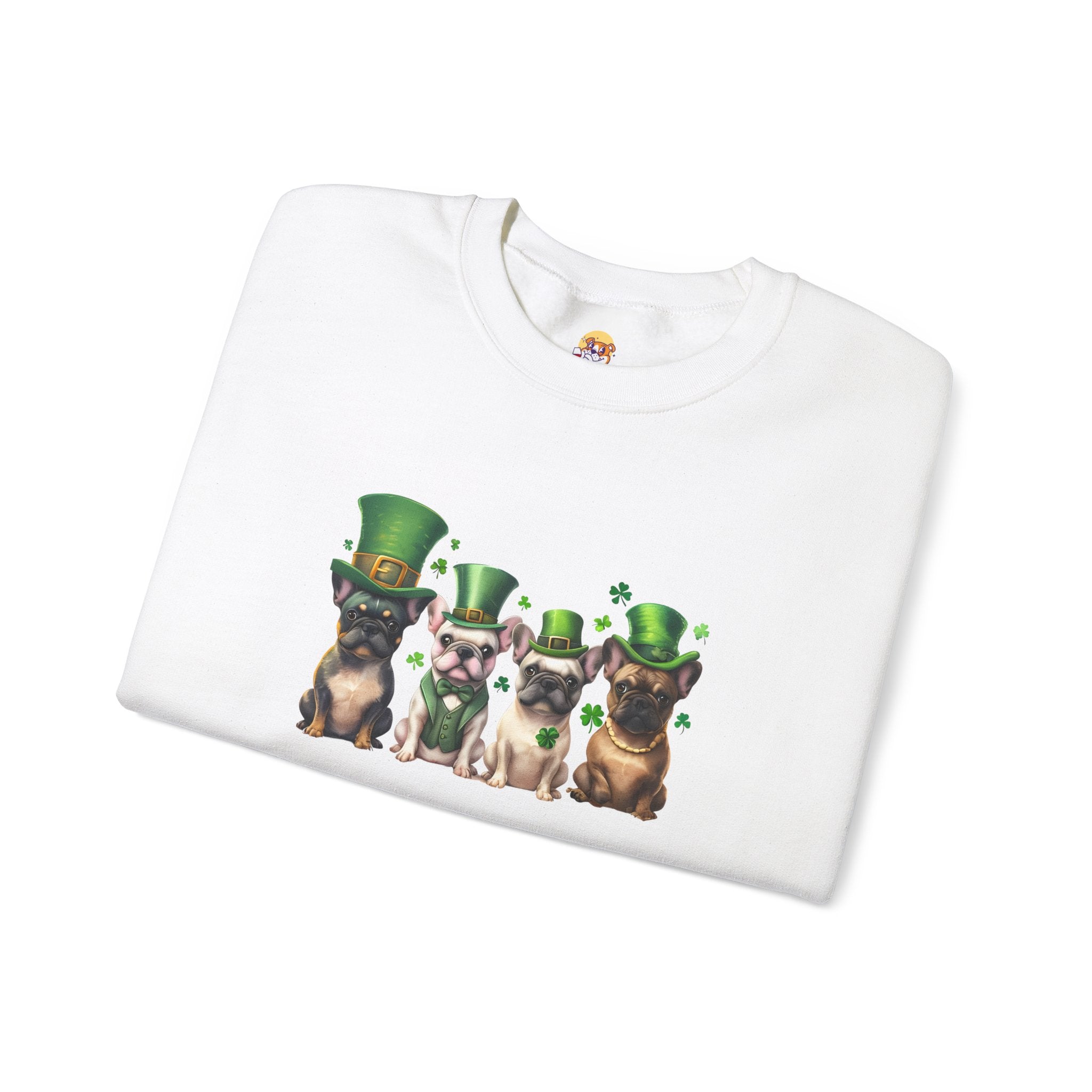 Tipsy Bully St. Patrick's Day Sweatshirt: Leprechauns (French)