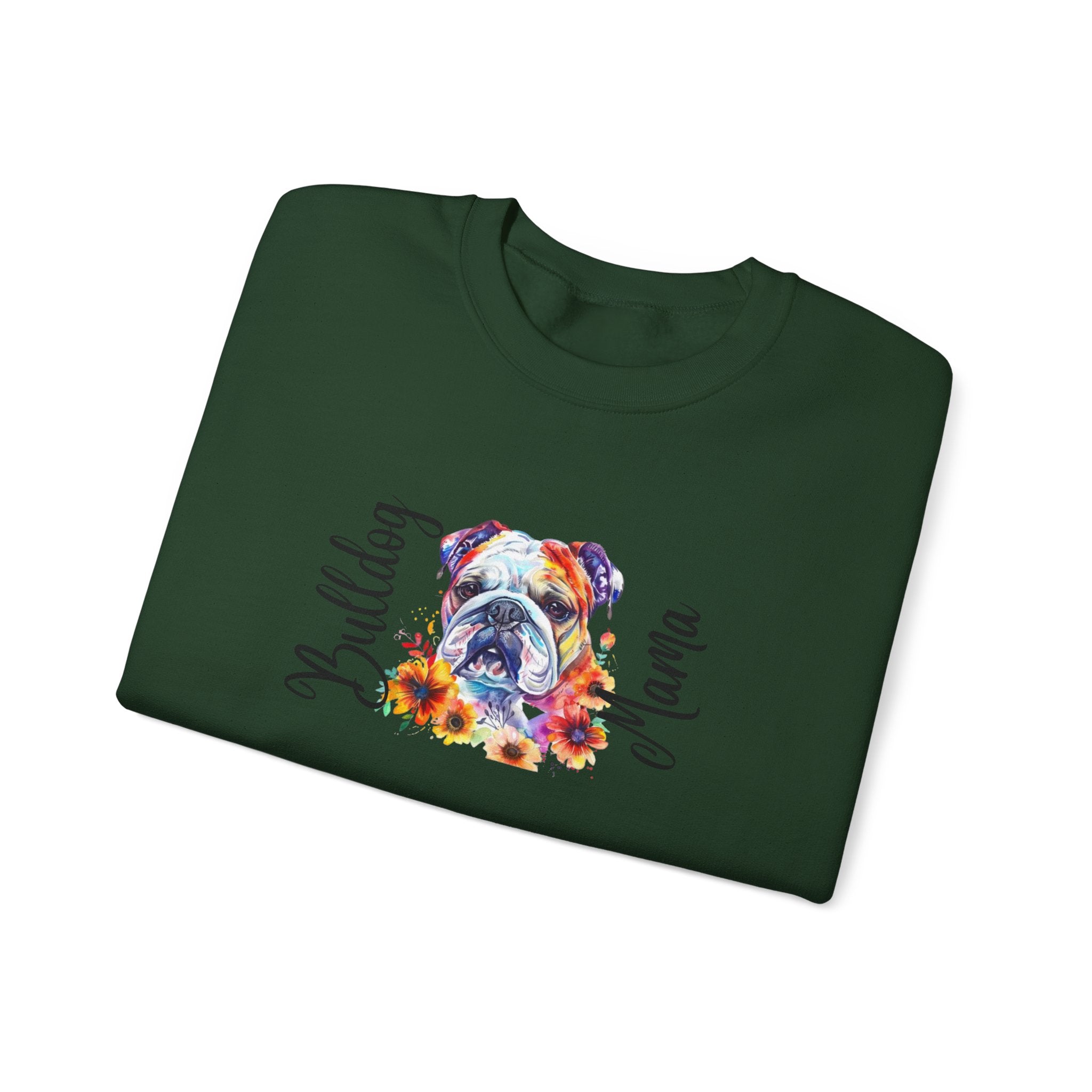 Bulldog Mama crew neck sweatshirt (English)