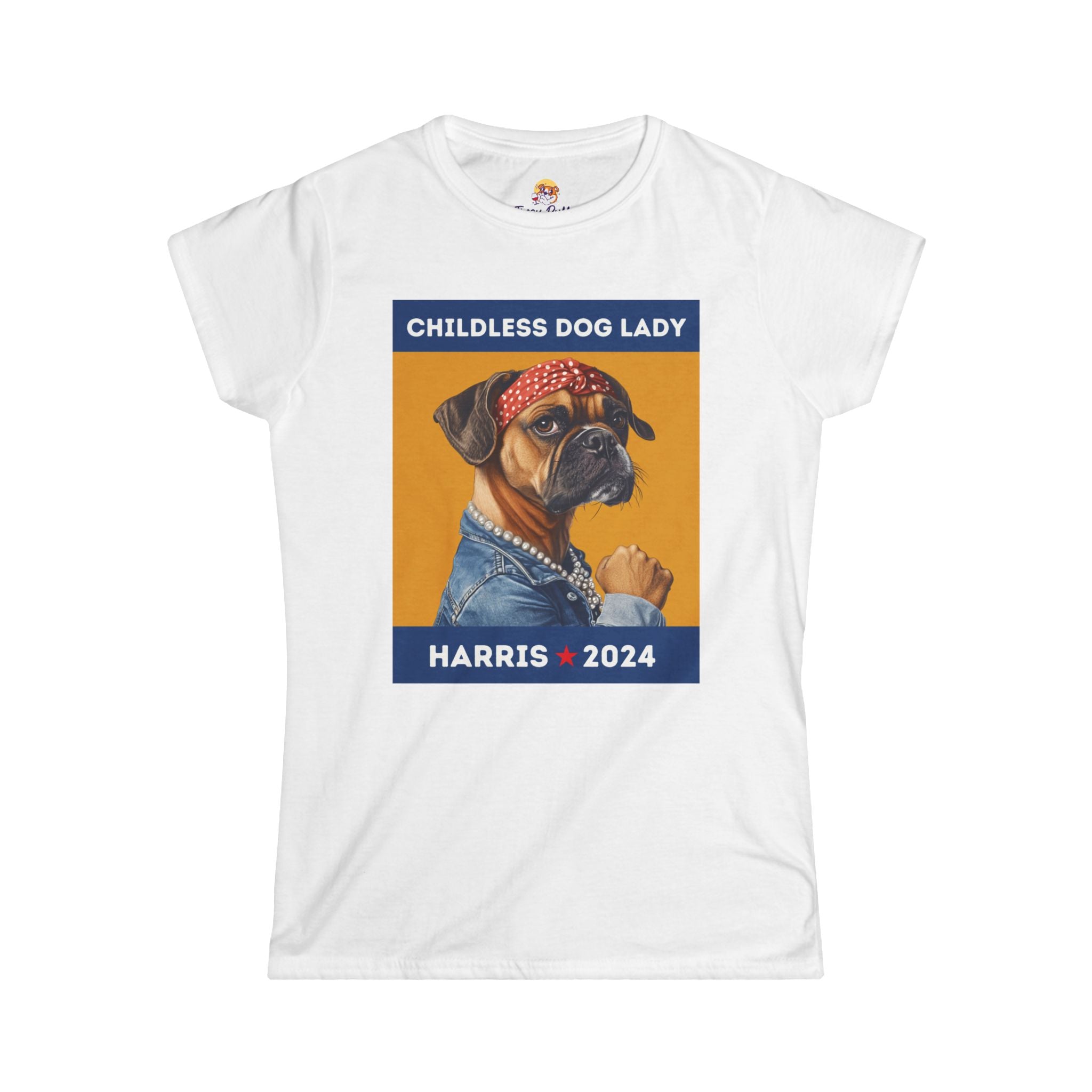 Childless Dog Lady - Women's Softstyle Tee (Julie/Val)