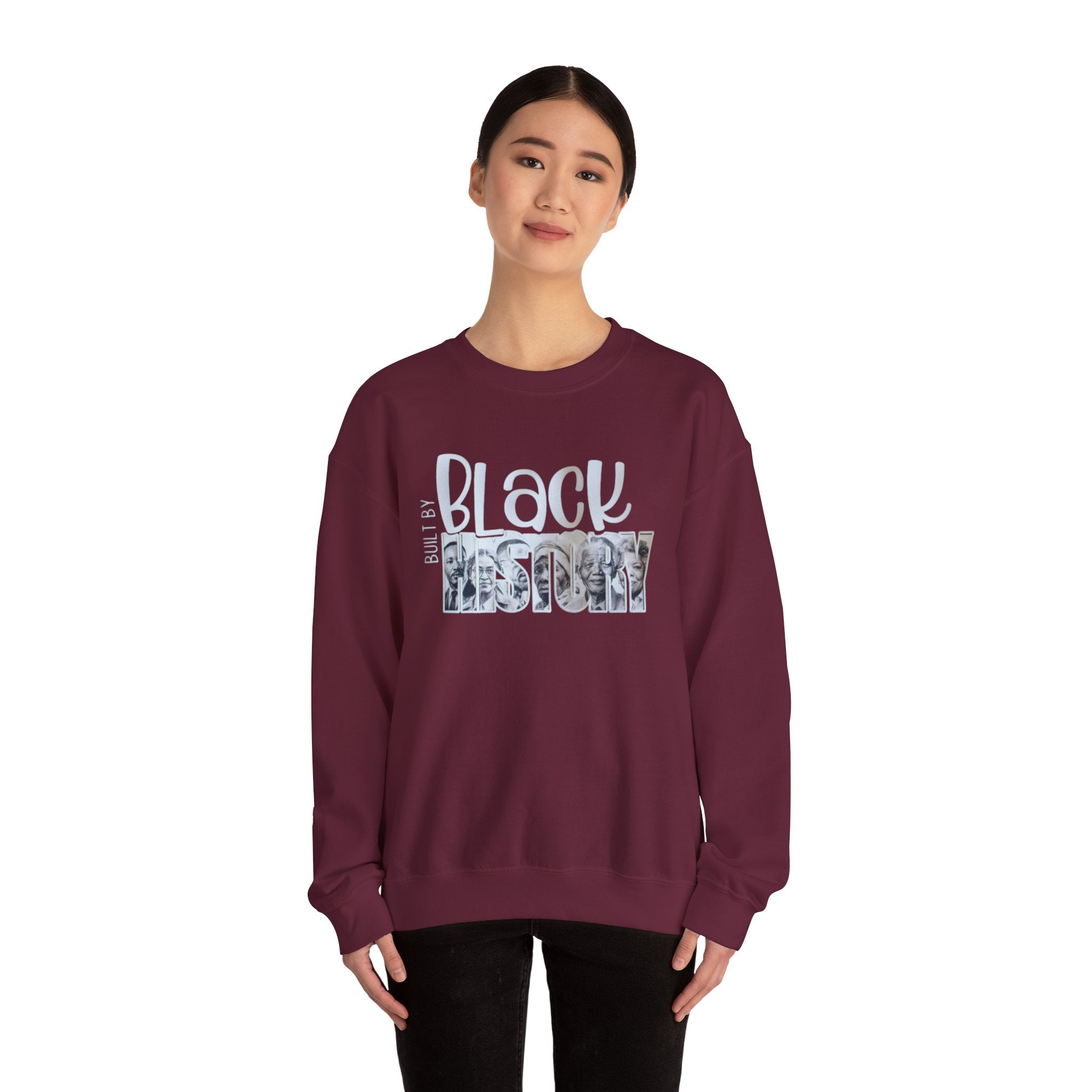 Built By Black History Unisex Crew Neck Sweatshirt