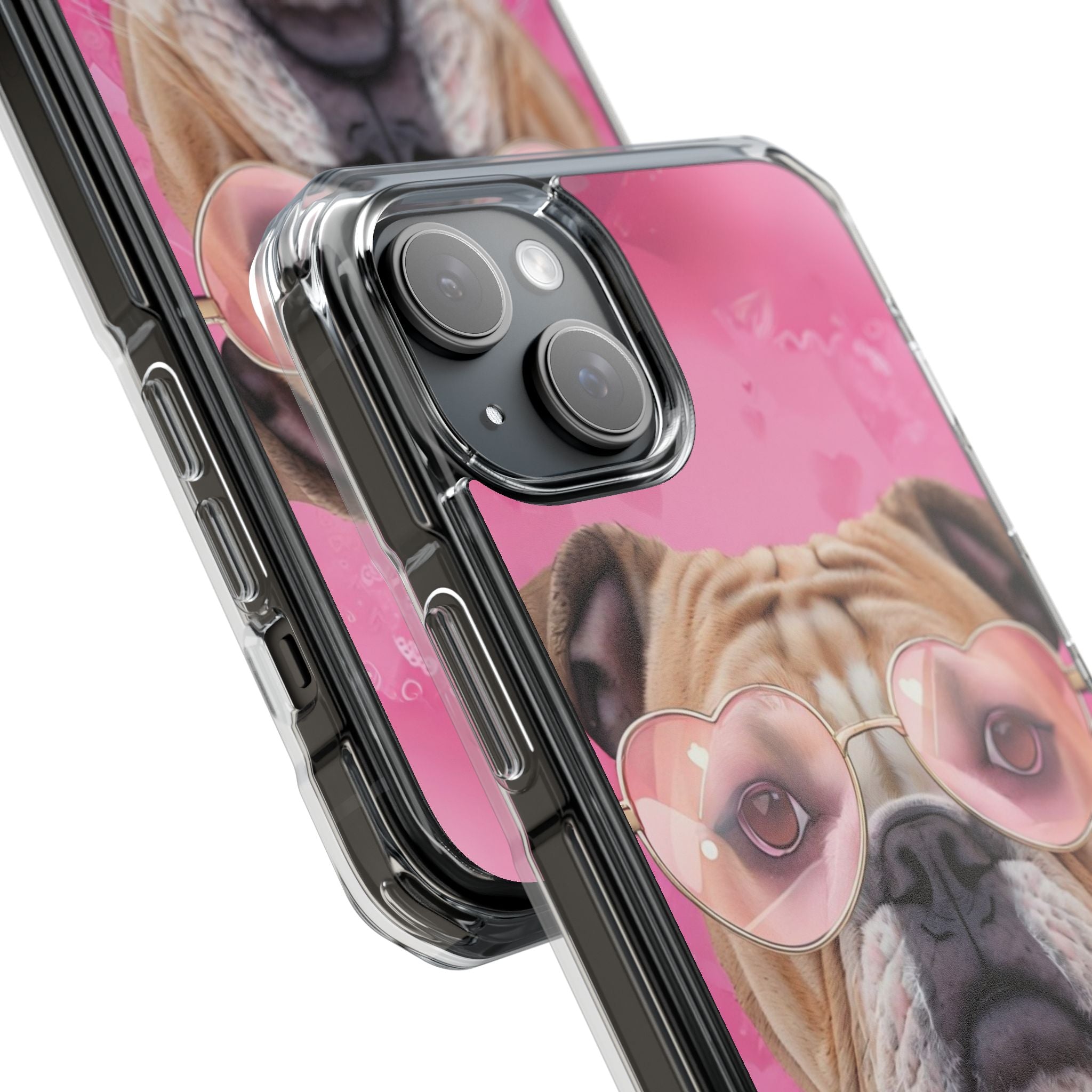 Puppy Love Protection Valentine's Day Phone Case (Tan/English)