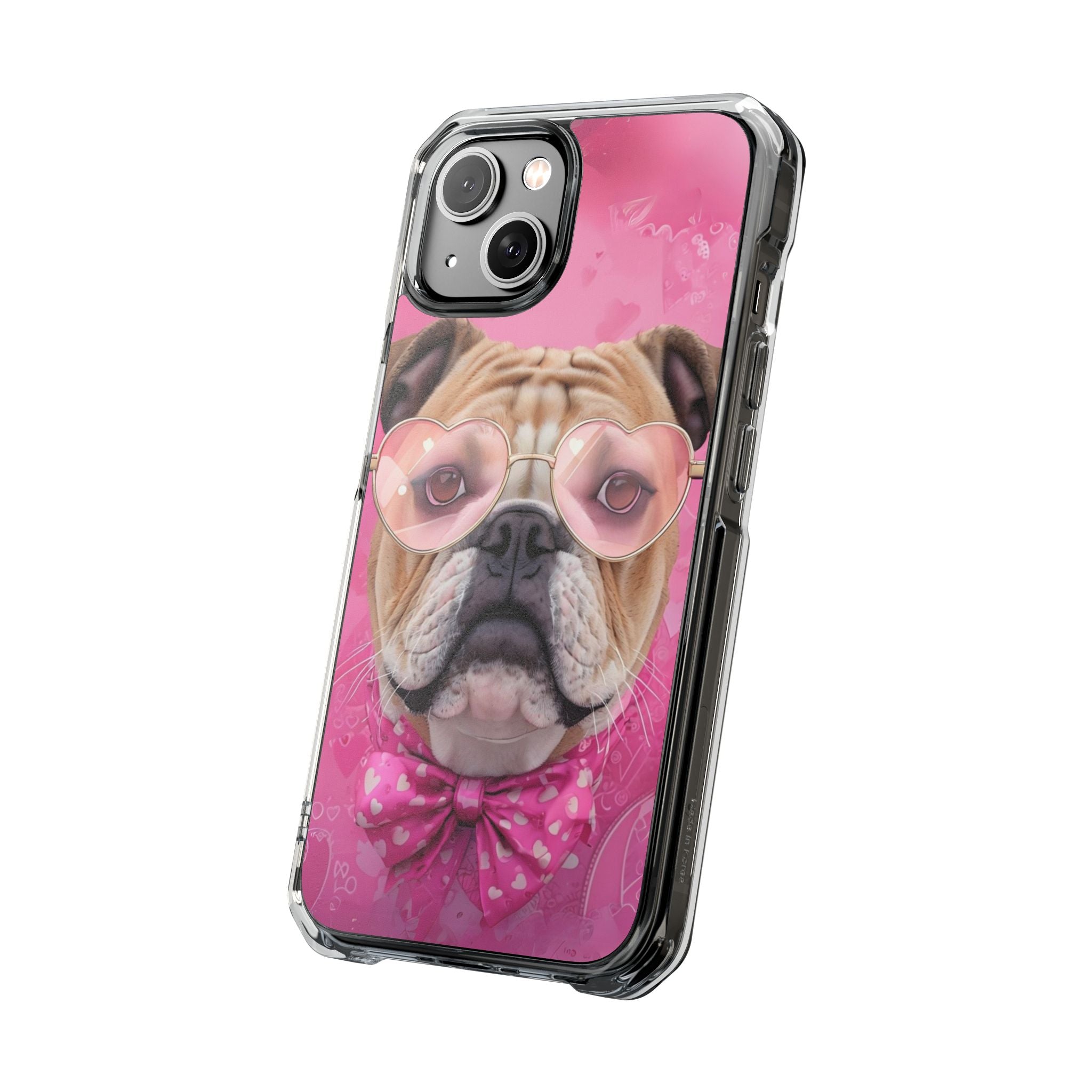 Puppy Love Protection Valentine's Day Phone Case (Tan/English)