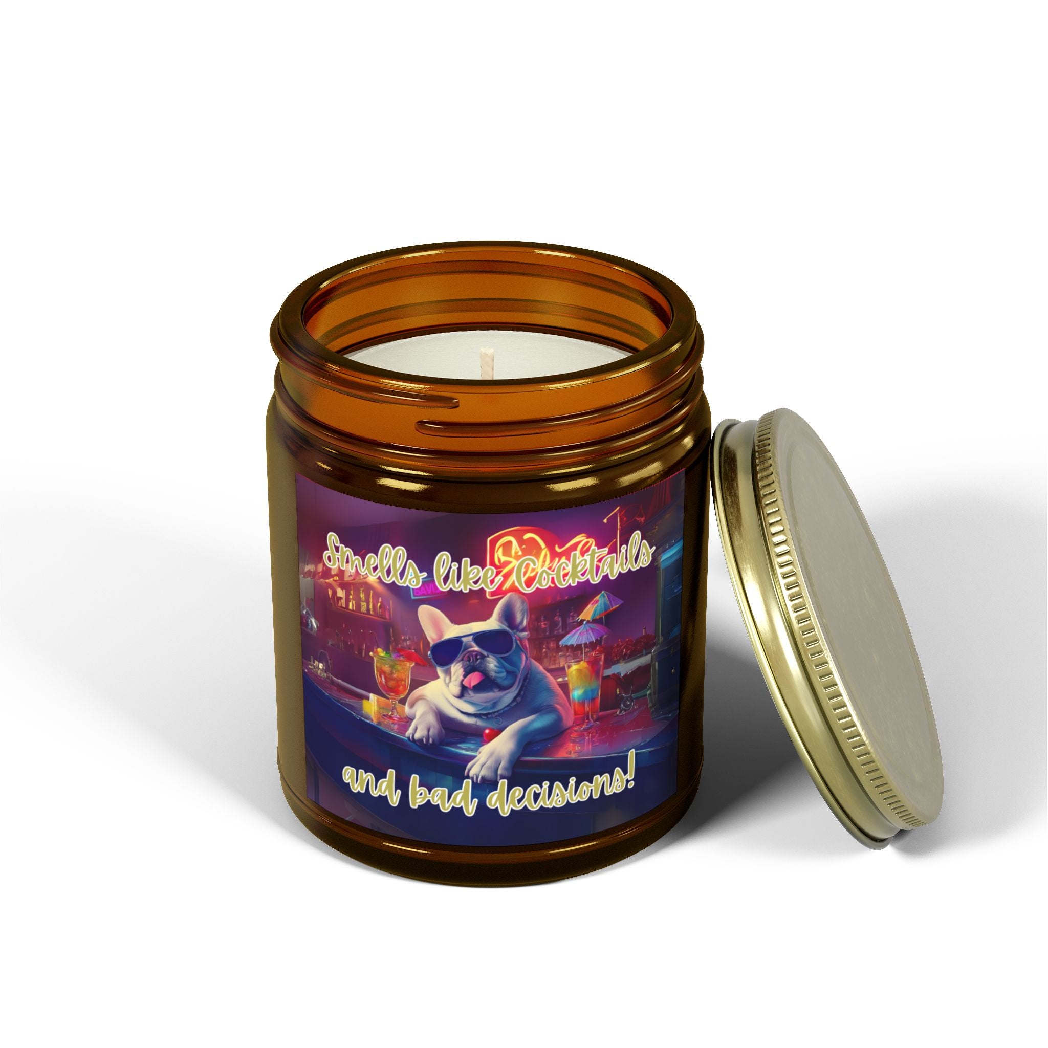 Tipsy Bully Scented Candle color option - French Bulldog mom home decor | Tipsy Bully